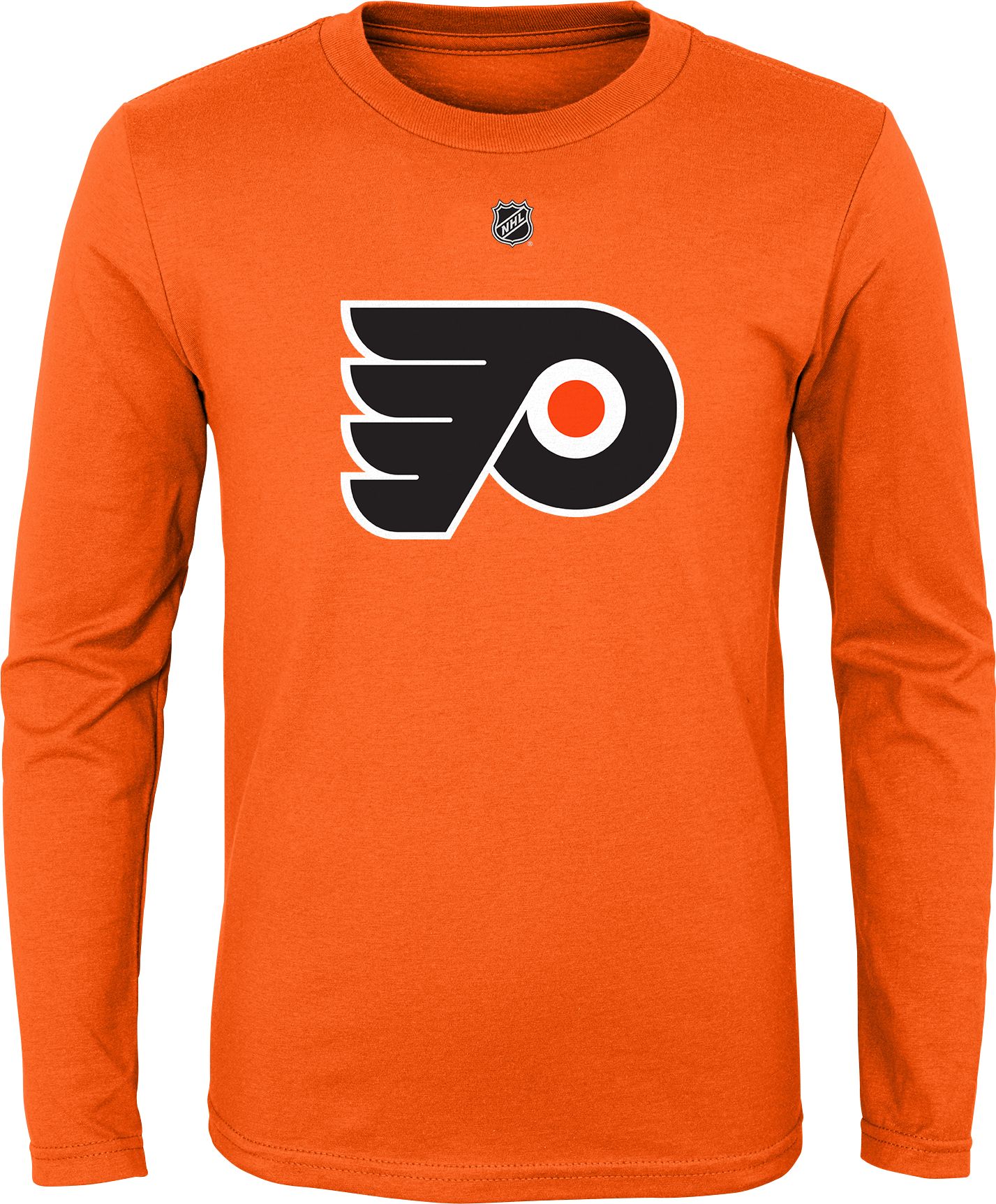NHL Youth Philadelphia Flyers Claude Giroux #28 Orange Long Sleeve Player Shirt product image