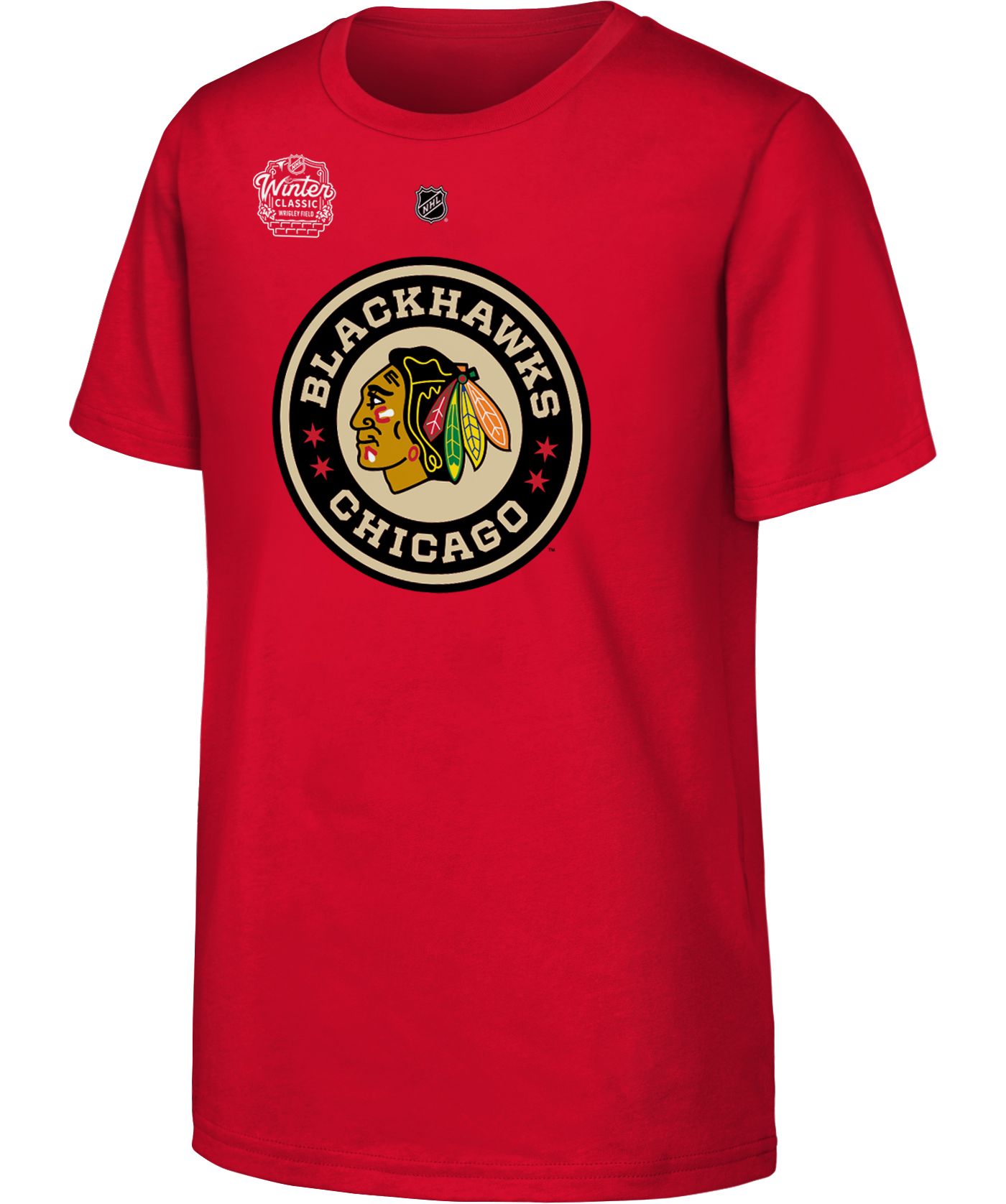 NHL Youth Chicago Blackhawks Connor Bedard 98 2024 2025 Winter Classic Red T Shirt Dick s Sporting Goods