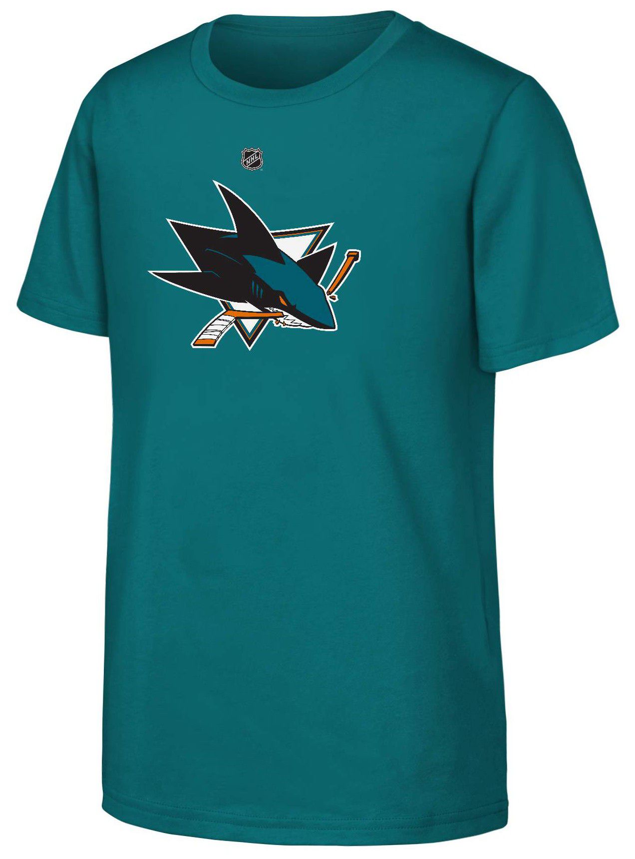 NHL Youth San Jose Sharks Macklin Celebrini #71 Teal T-Shirt product image