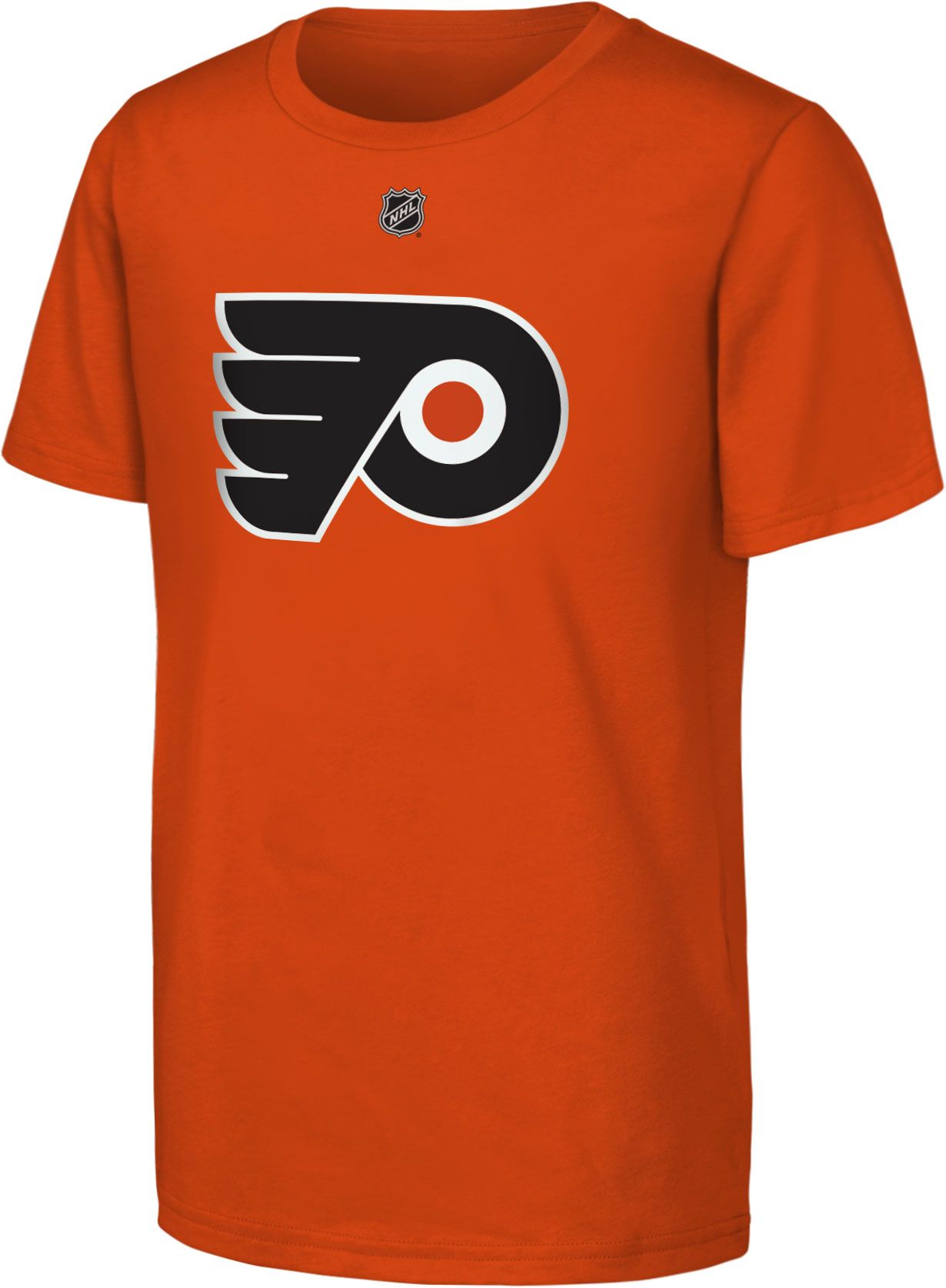 Outerstuff Youth Philadelphia Flyers Trevor Zegras #46 Orange Short Sleeve T-Shirt product image