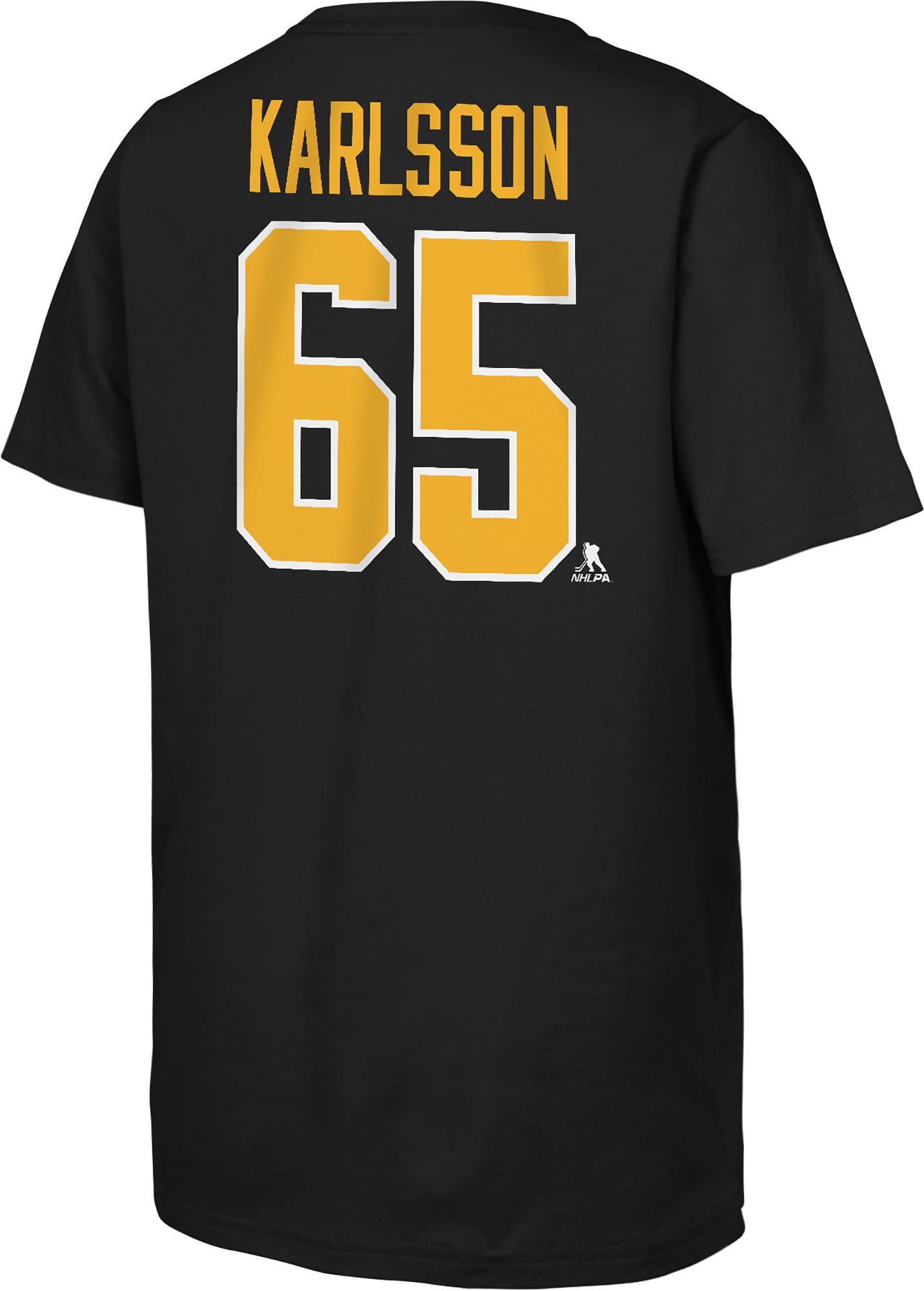NHL Youth Pittsburgh Penguins Erik Karlsson #65 2024-2025 Black T-Shirt product image