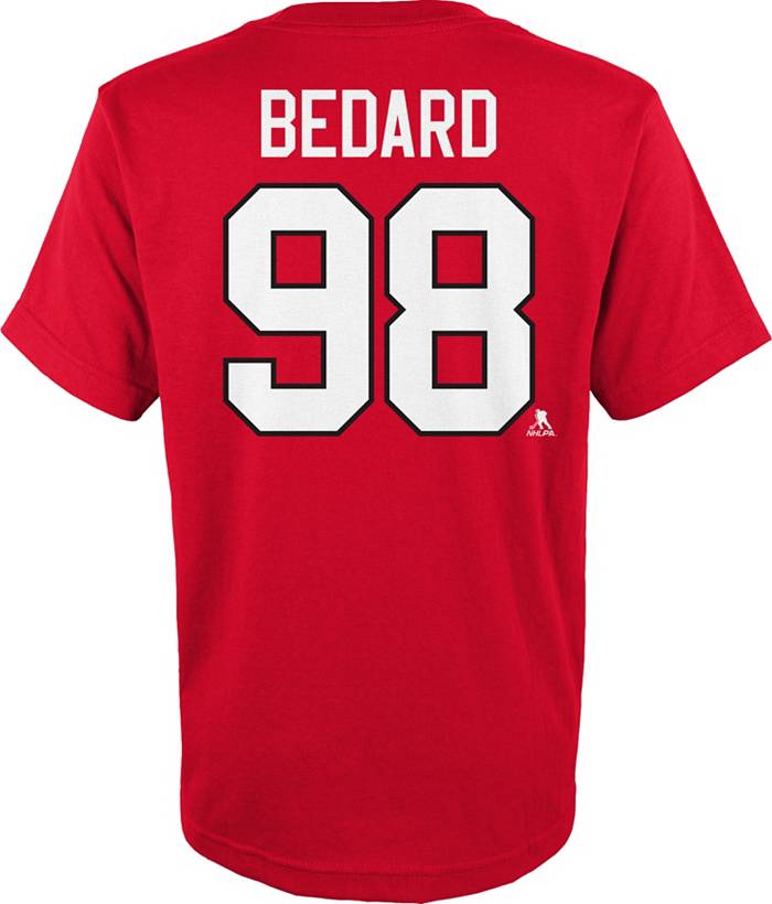 NHL Women's Chicago Blackhawks Connor Bedard #98 Home Replica Jersey