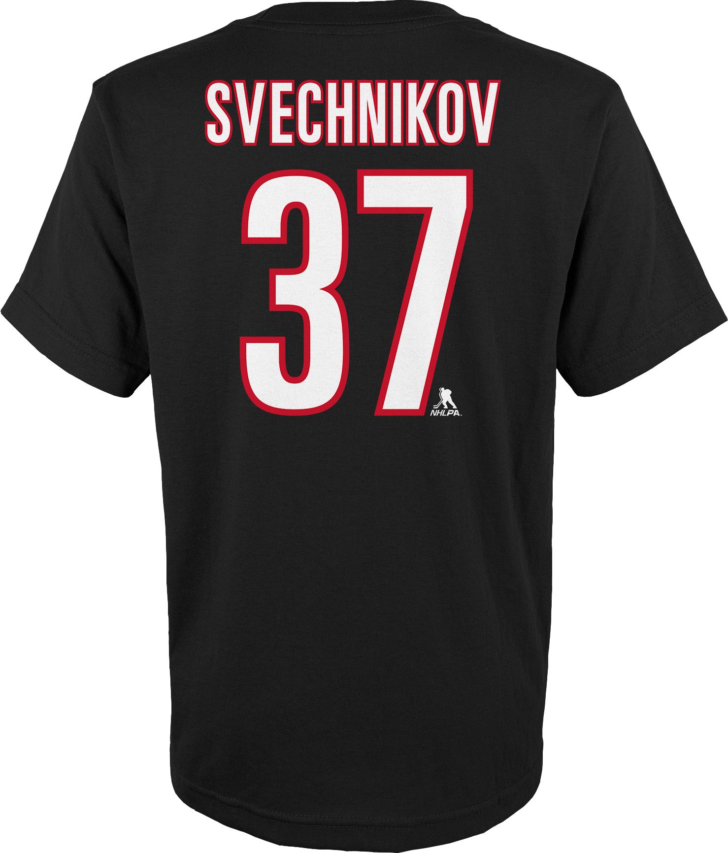 NHL Youth Carolina Hurricanes Andrei Svechnikov #37 Black T-Shirt product image