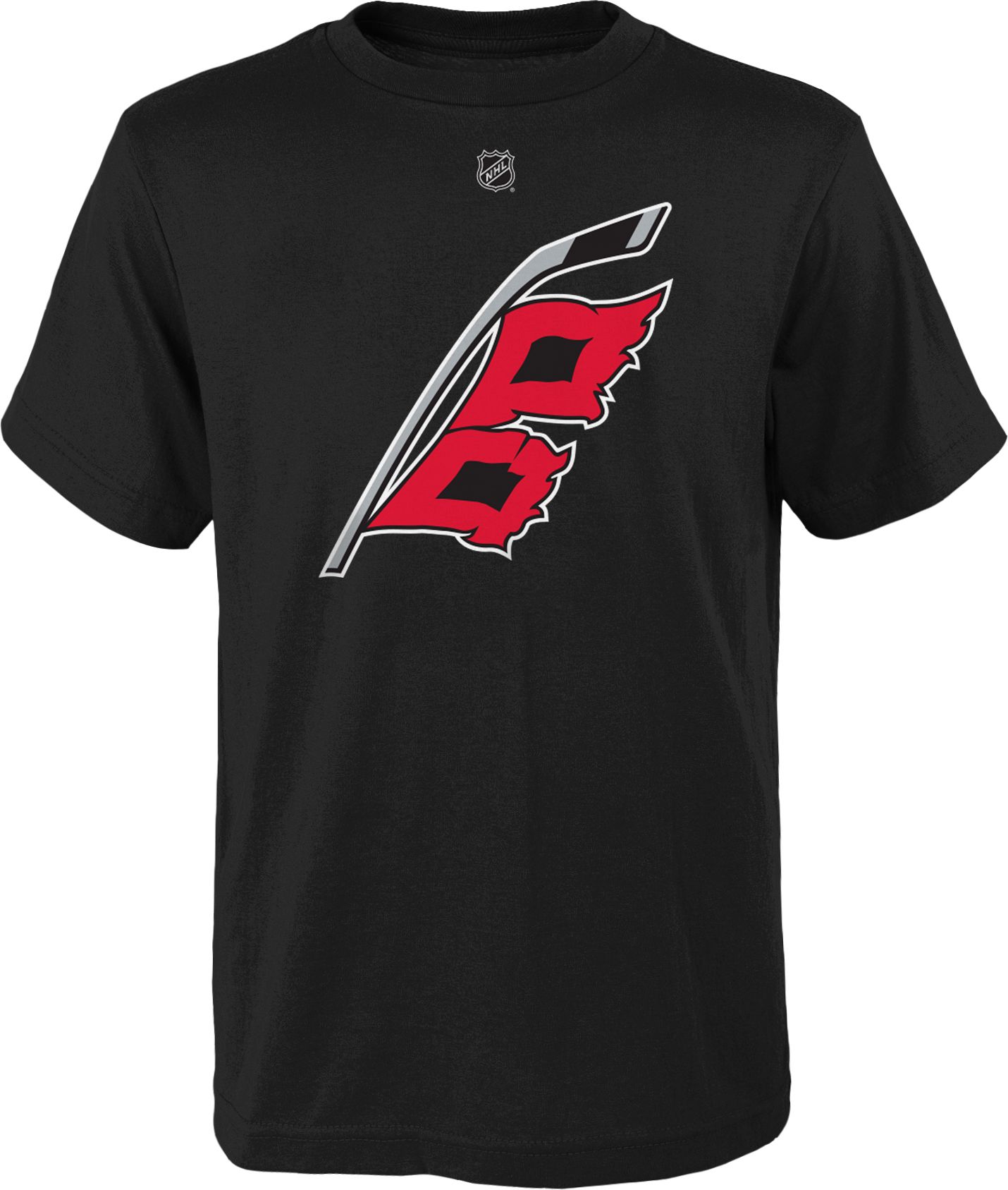 NHL Youth Carolina Hurricanes Sebastian Aho #20 Black T-Shirt