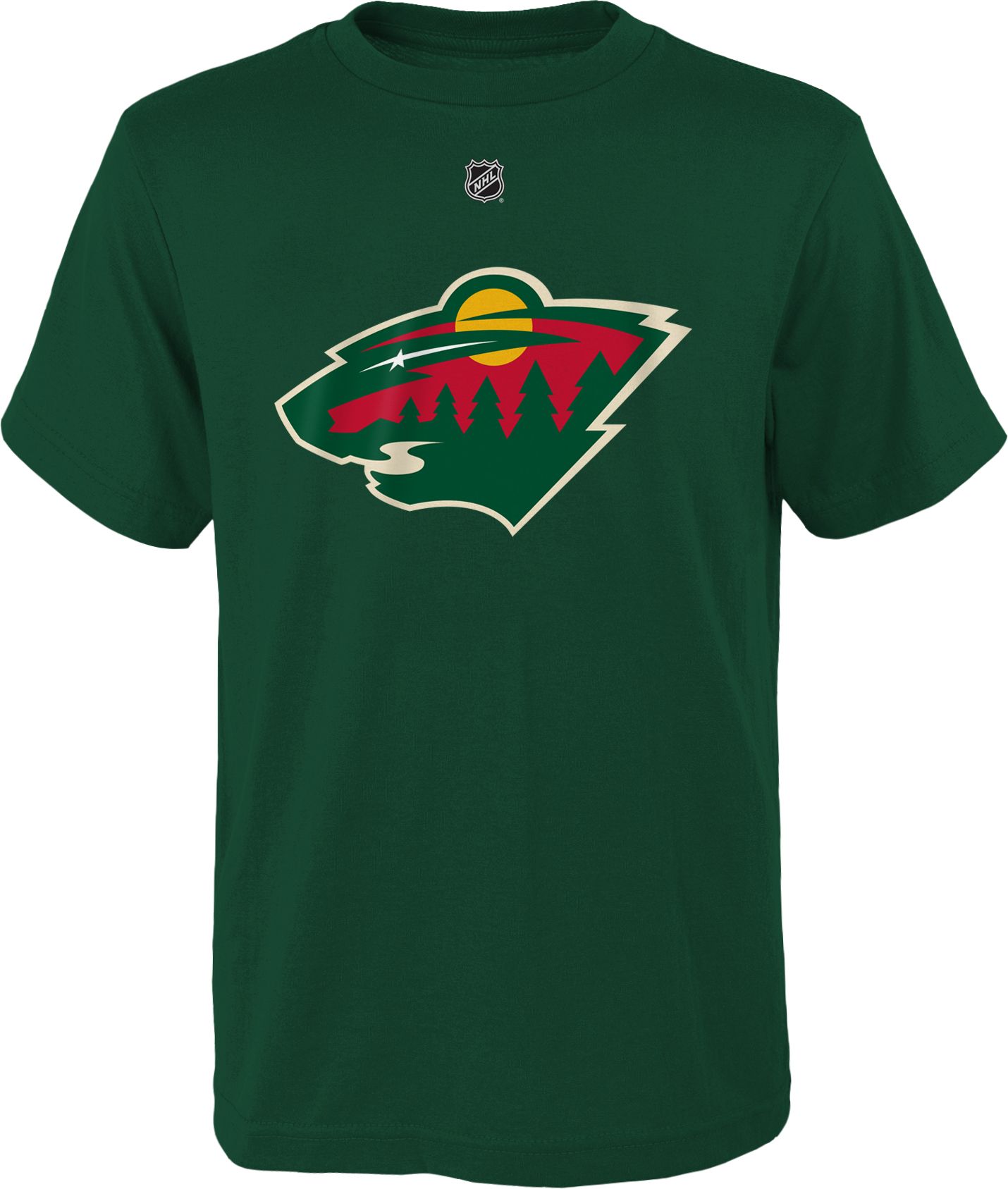 NHL Youth Minnesota Wild Kirill Kaprizov #97 Green T-Shirt