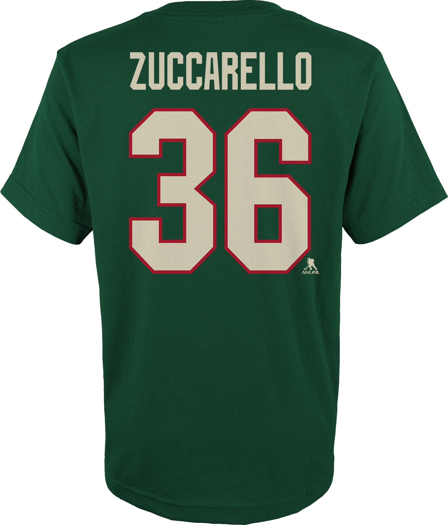NHL Youth Minnesota Wild Mats Zuccarello #36 Green T-Shirt product image