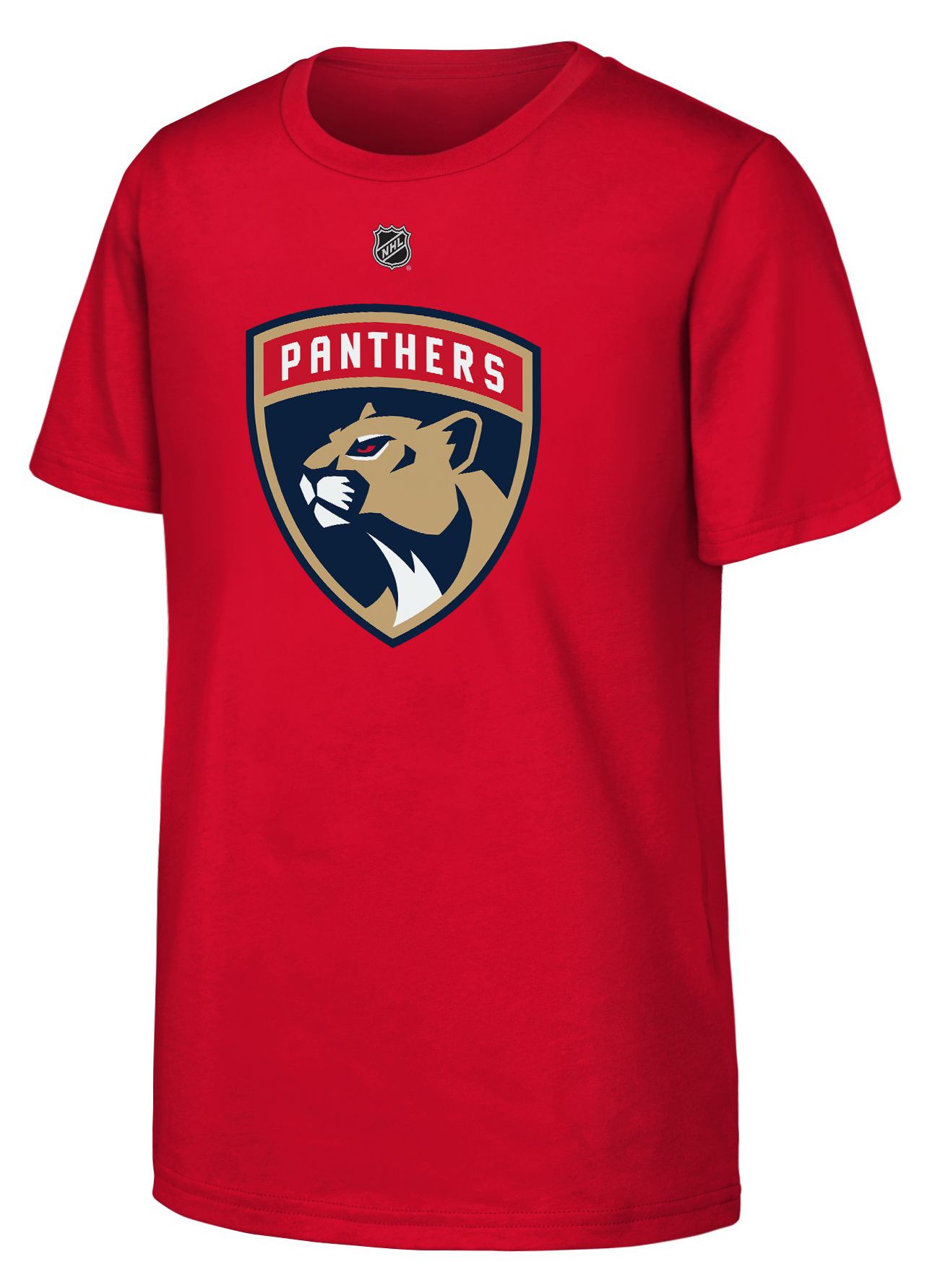 NHL Team Apparel Boys' Florida Panthers Red Brady Tkachuk #8 T