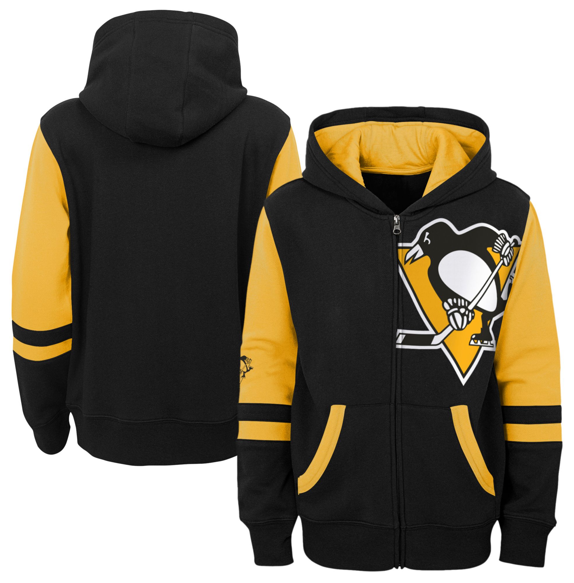 NHL Youth Pittsburgh Penguins Face Off Black Full-Zip Hoodie product image