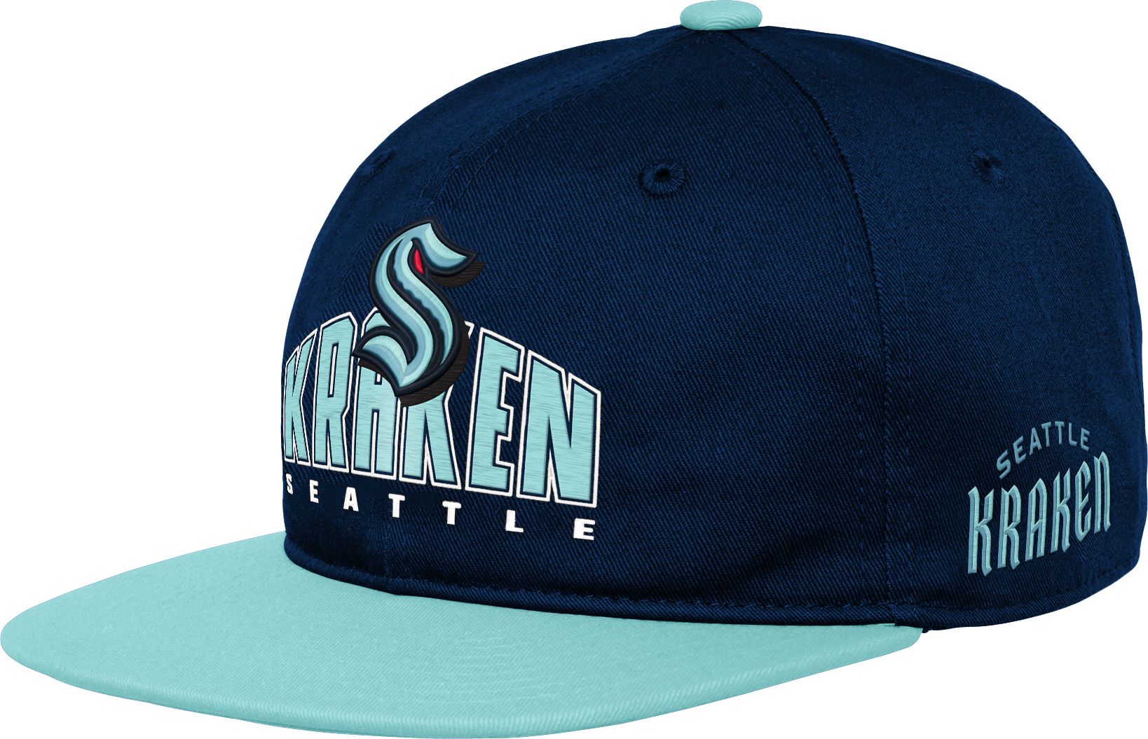 NHL Youth Seattle Kraken Legacy Navy Snapback Adjustable Hat product image