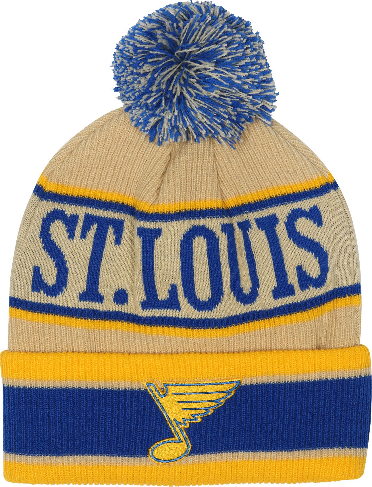 NHL Youth St. Louis Blues 20242025 Winter Classic Pom Knit Beanie