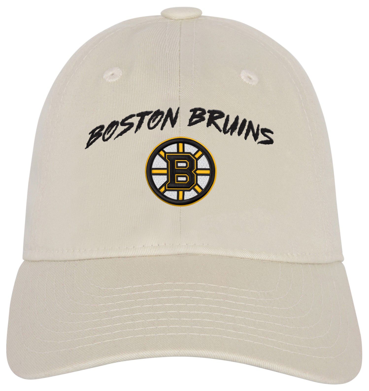 NHL Youth Boston Bruins Monochromatic Slouch Offwhite Adjustable Hat product image