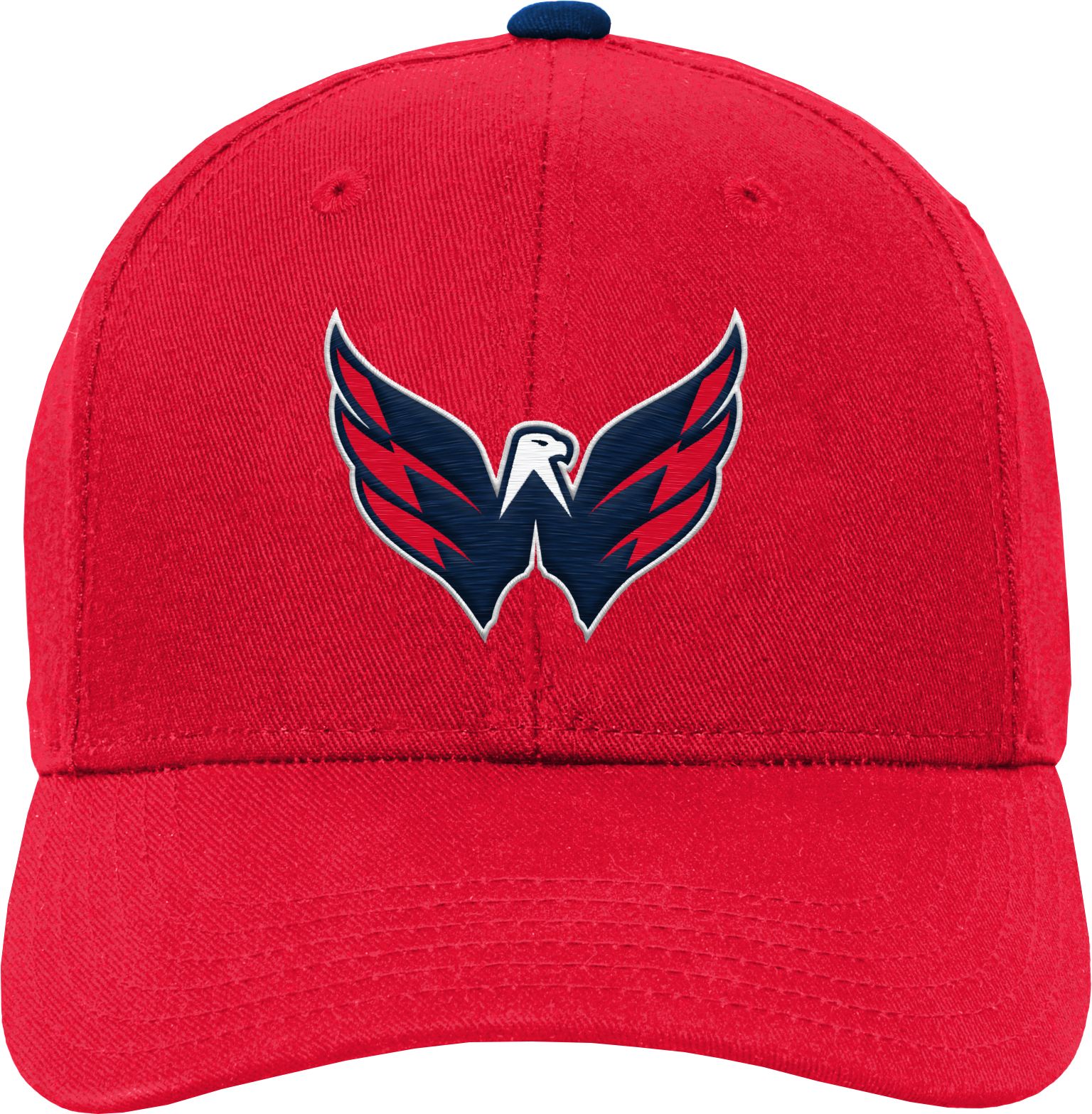 NHL Youth Washington Capitals Red Precurve Snapback Hat