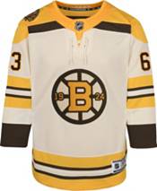 Men's Boston Bruins Hockey Jersey #63 Brad Marchand Jersey Team Color Home  Black White Authentic Brad