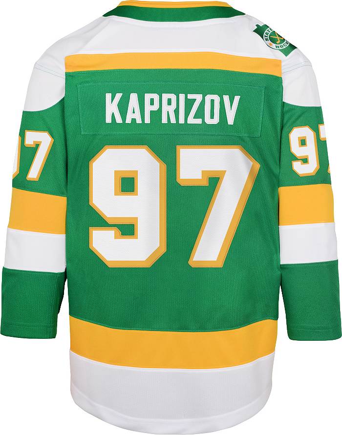 Kirill Kaprizov Minnesota Wild 2022 reverse retro jersey size 50