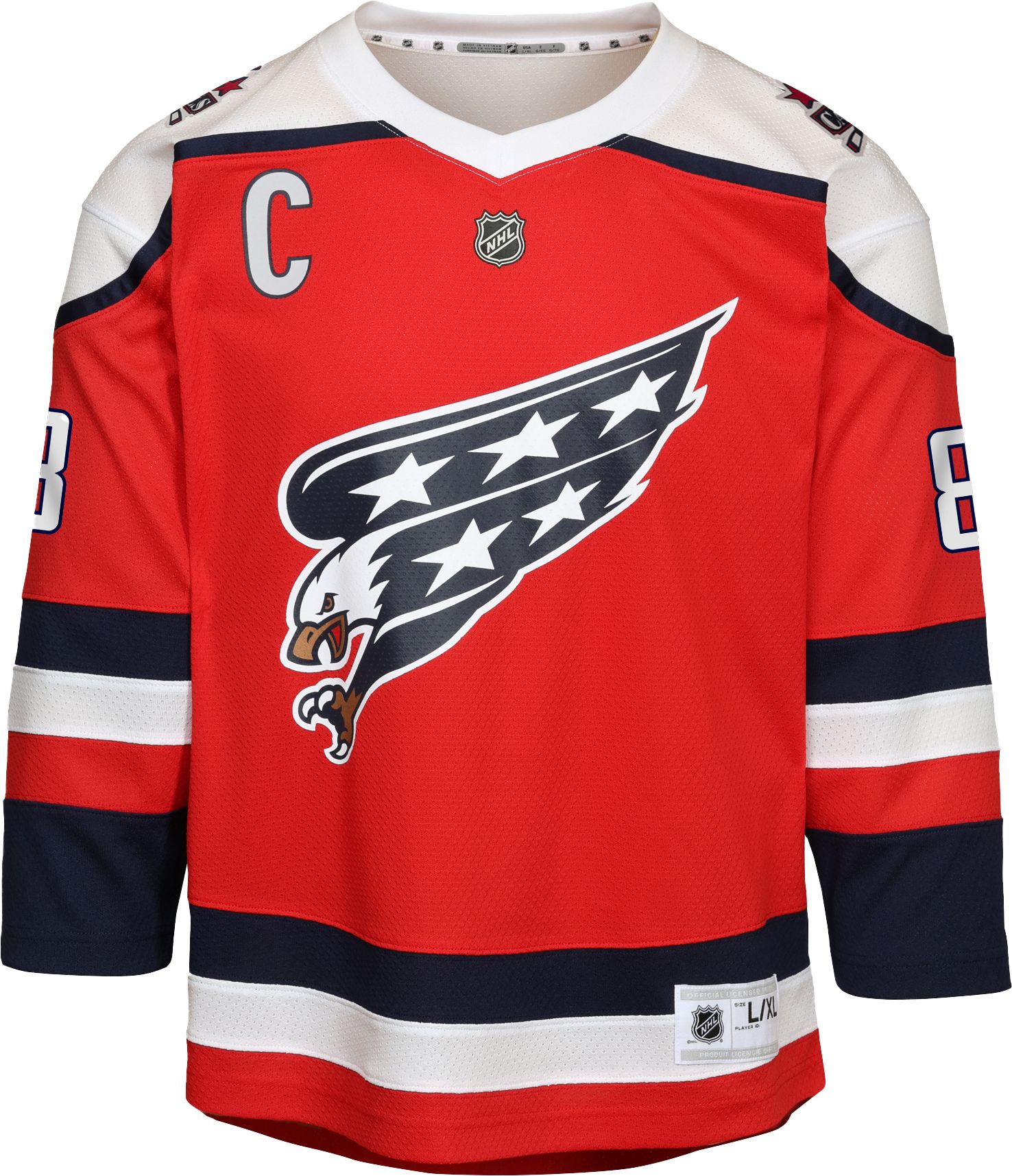 NHL Youth Washington Capitals Alex Ovechkin #8 Red Alternate Replica Jersey product image