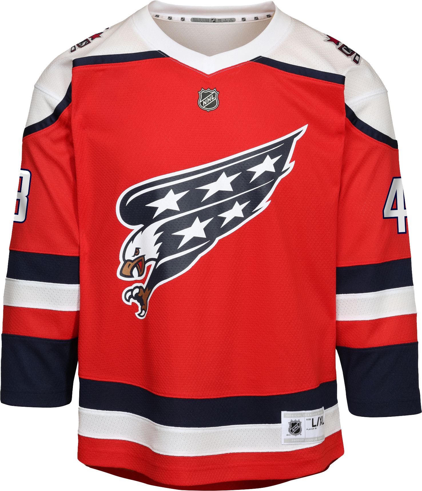 NHL Youth Washington Capitals Tom Wilson #43 Red Alternate Replica Jersey product image