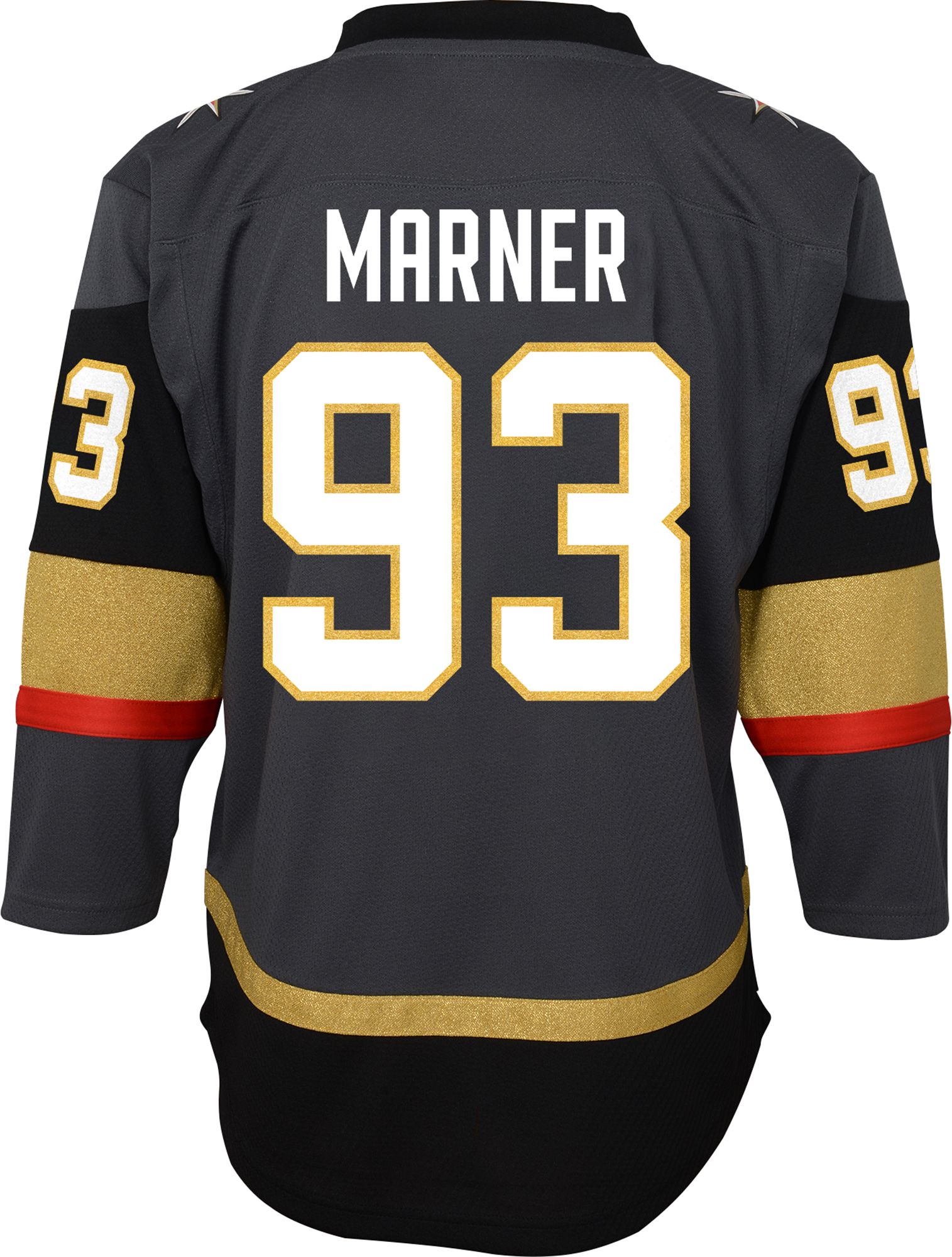 NHL Youth Vegas Golden Knights Mitch Marner #93 Gray Alternate Replica Jersey product image