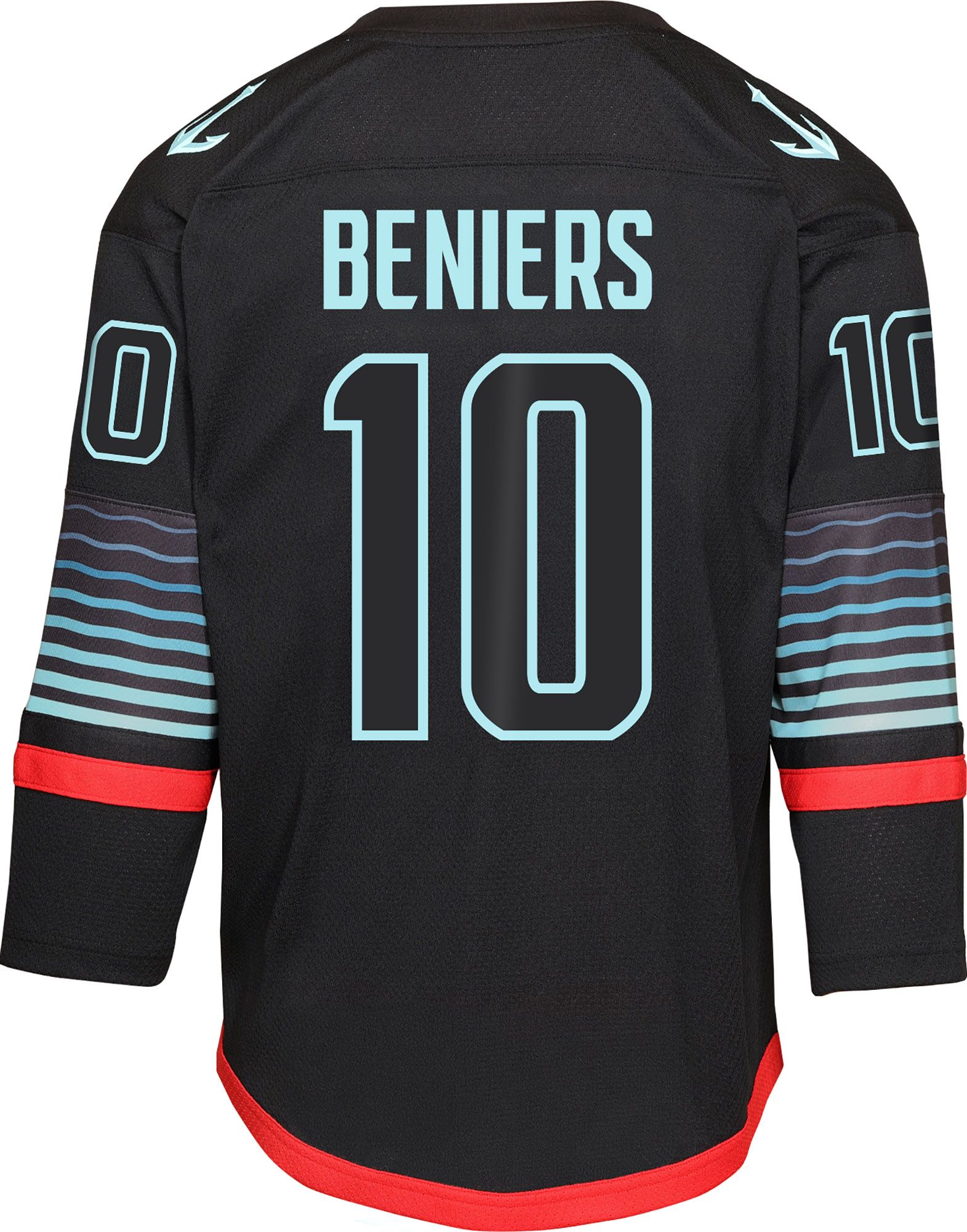 NHL Youth Seattle Kraken Matt Beniers #10 Alternate Navy Replica Jersey product image