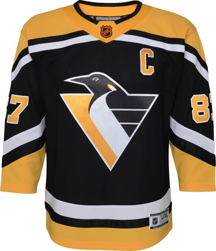 Pittsburgh Penguins Sidney Crosby #87 NHL Jersey Youth Sz S/M White Used