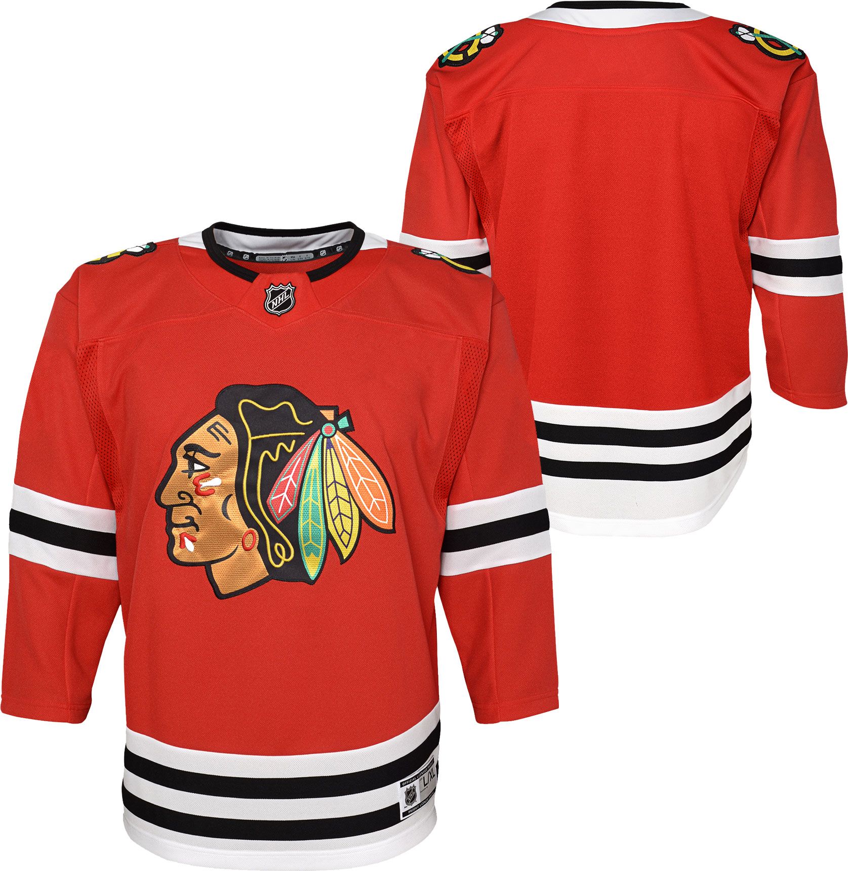 NHL Youth Chicago Blackhawks Red Blank Home Premier Jersey product image