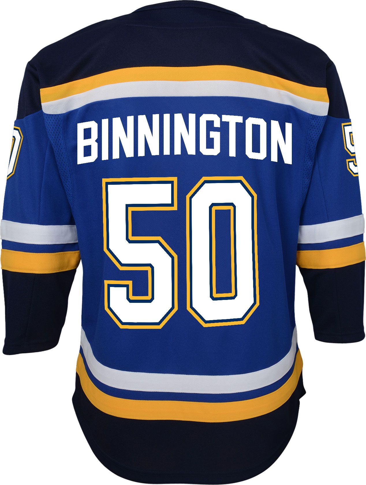 Outerstuff Youth St. Louis Blues Blue Jordan Binnington #50 Authentic Home Jersey product image