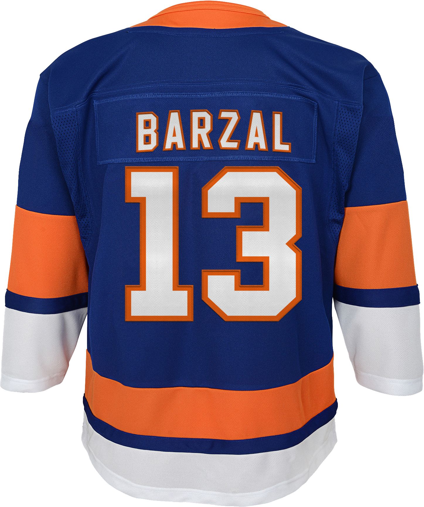 New York Islanders No13 Mathew Barzal Royal Blue Home Drift Fashion Jersey