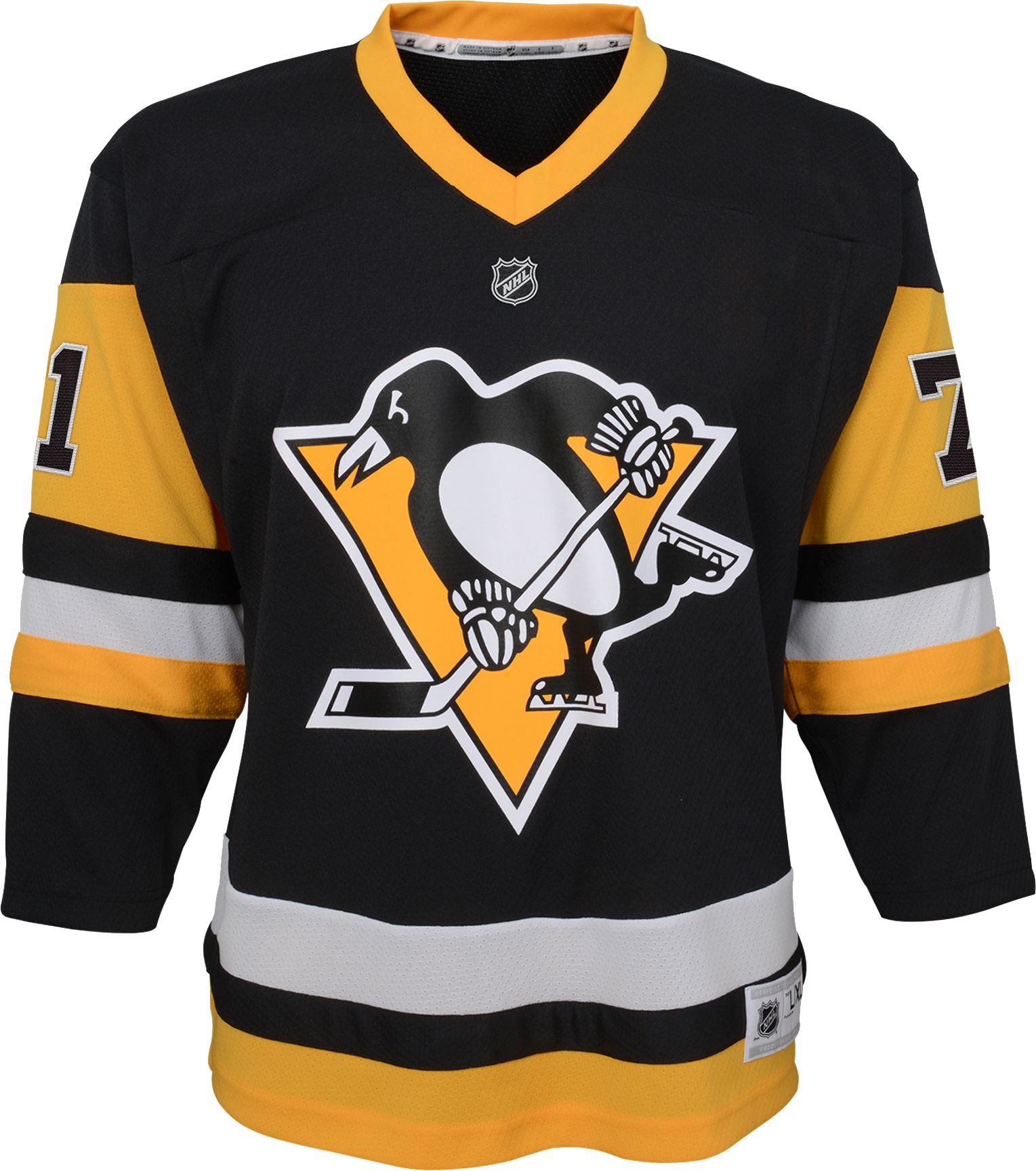 NHL Youth Pittsburgh Penguins Evgeni Malkin #71 Premier Home Jersey