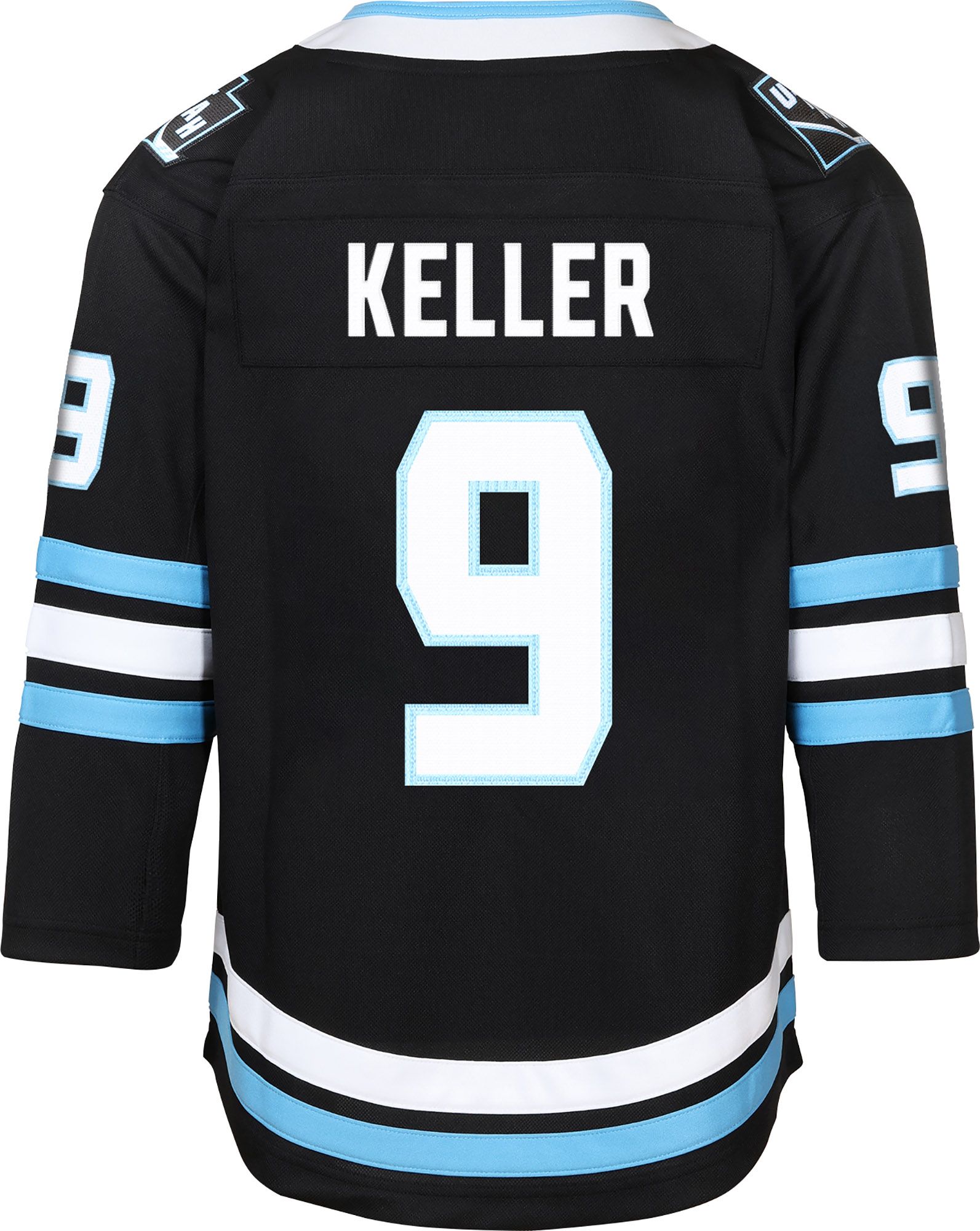 NHL Youth Utah Mammoth Clayton Keller #9 Home Black Replica Jersey product image