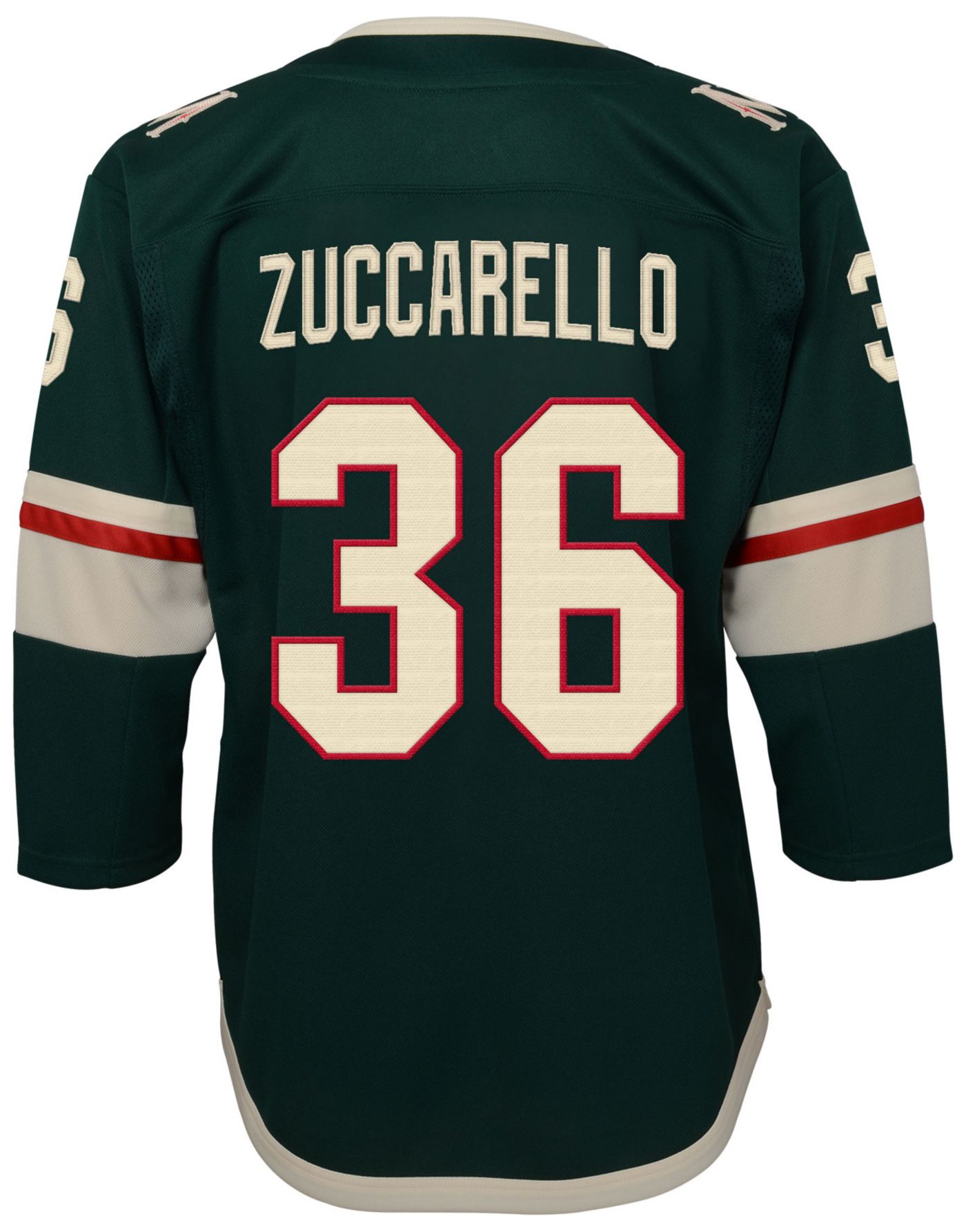 NHL Youth Minnesota Wild Mats Zuccarello 36 20242025 Home Authentic Jersey Dick's Sporting Goods