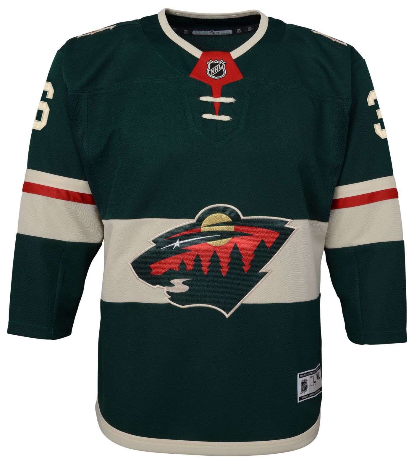 NHL Youth Minnesota Wild Mats Zuccarello 36 20242025 Home Authentic Jersey Dick's Sporting Goods