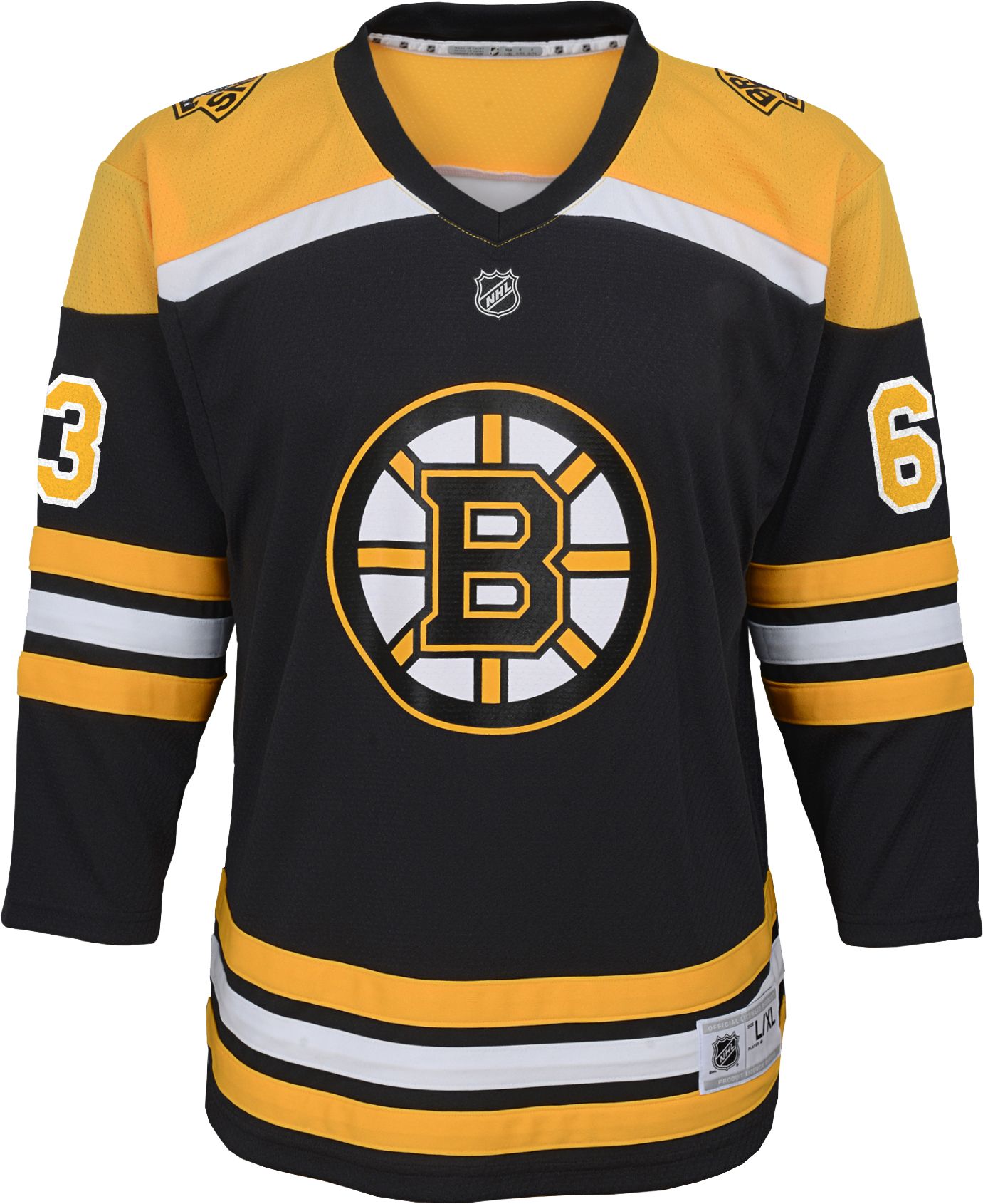 NHL Youth Boston Bruins Brad Marchand #63 Replica Home Jersey product image