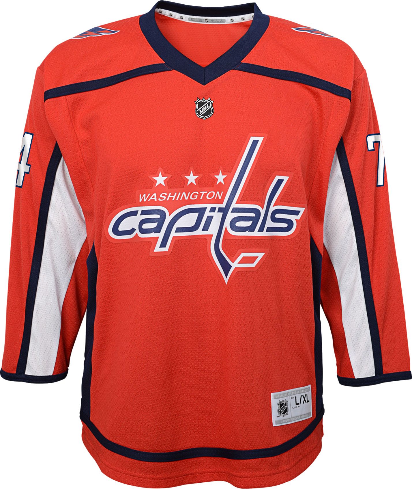 NHL Youth Washington Capitals John Carlson #74 Red Replica Jersey product image