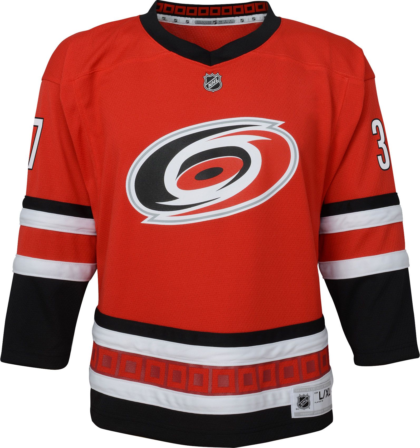 NHL Youth Carolina Hurricanes Andrei Svechnikov #37 Red Replica Jersey product image