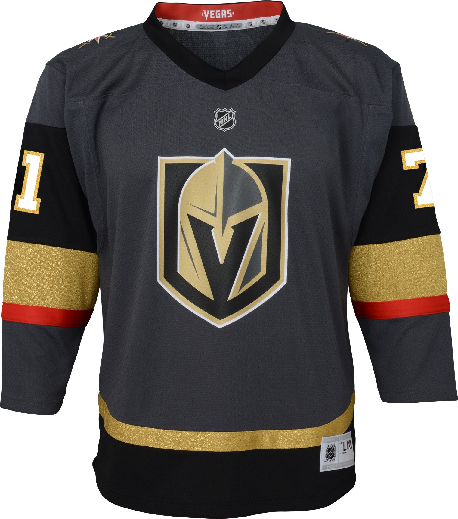 NHL Youth Vegas Golden Knights William Karlsson #71 Replica Home Jersey product image