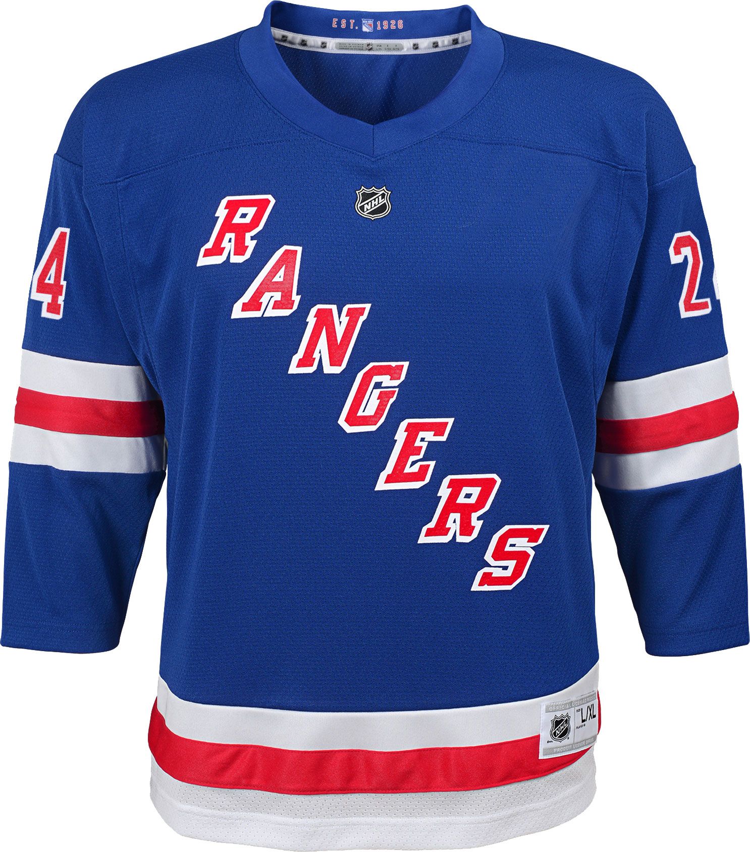 New York Rangers No24 Kaapo Kakko Royal Blue Home Jersey