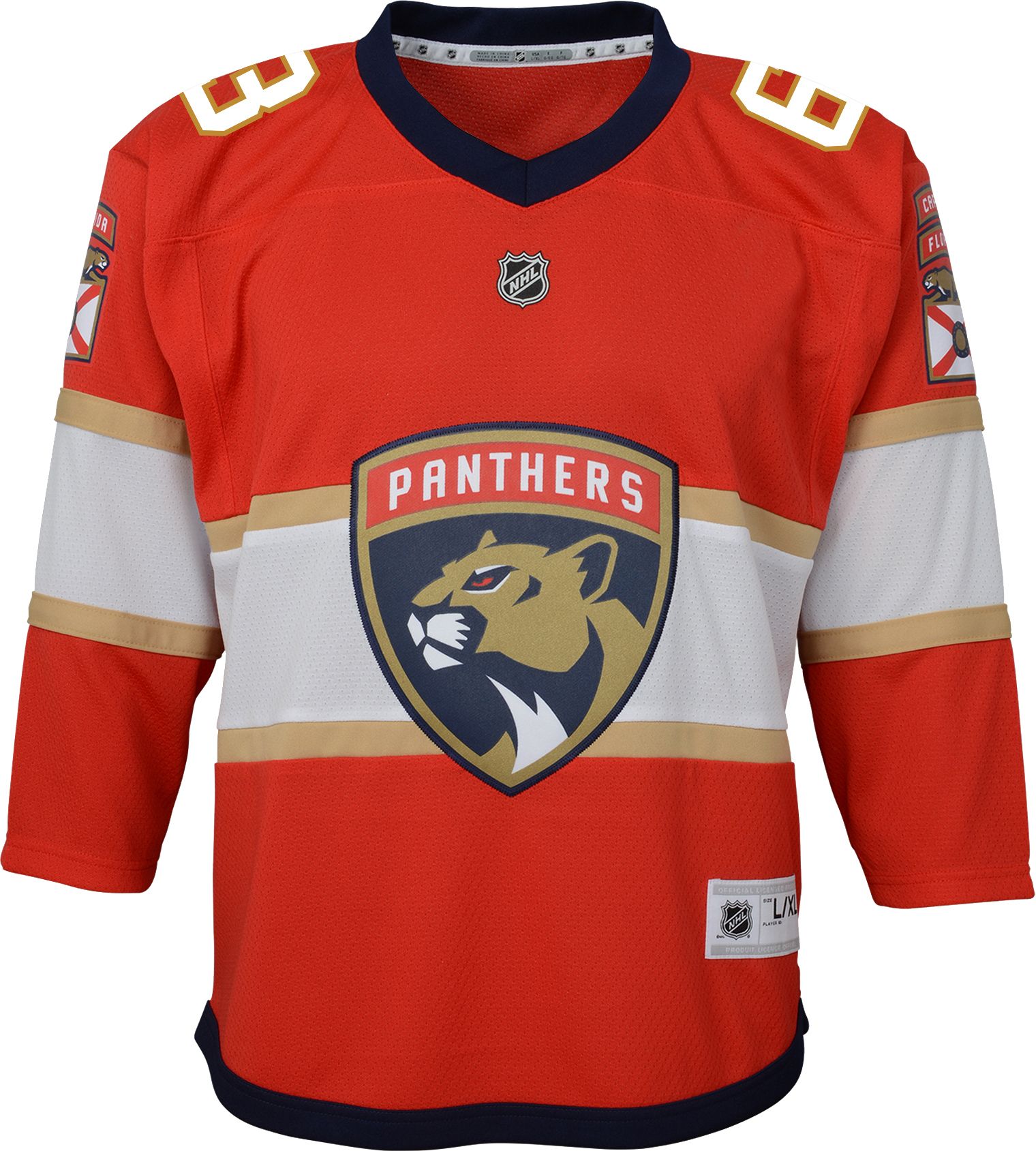 NHL Youth Florida Panthers Red Brad Marchand  Replica Home Jersey product image