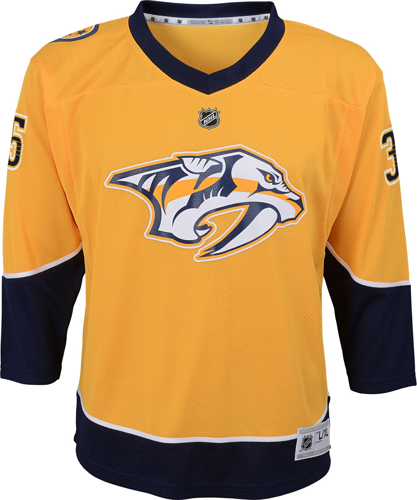 NHL Youth Nashville Predators Pekka Rinne #35 Replica Home Jersey product image
