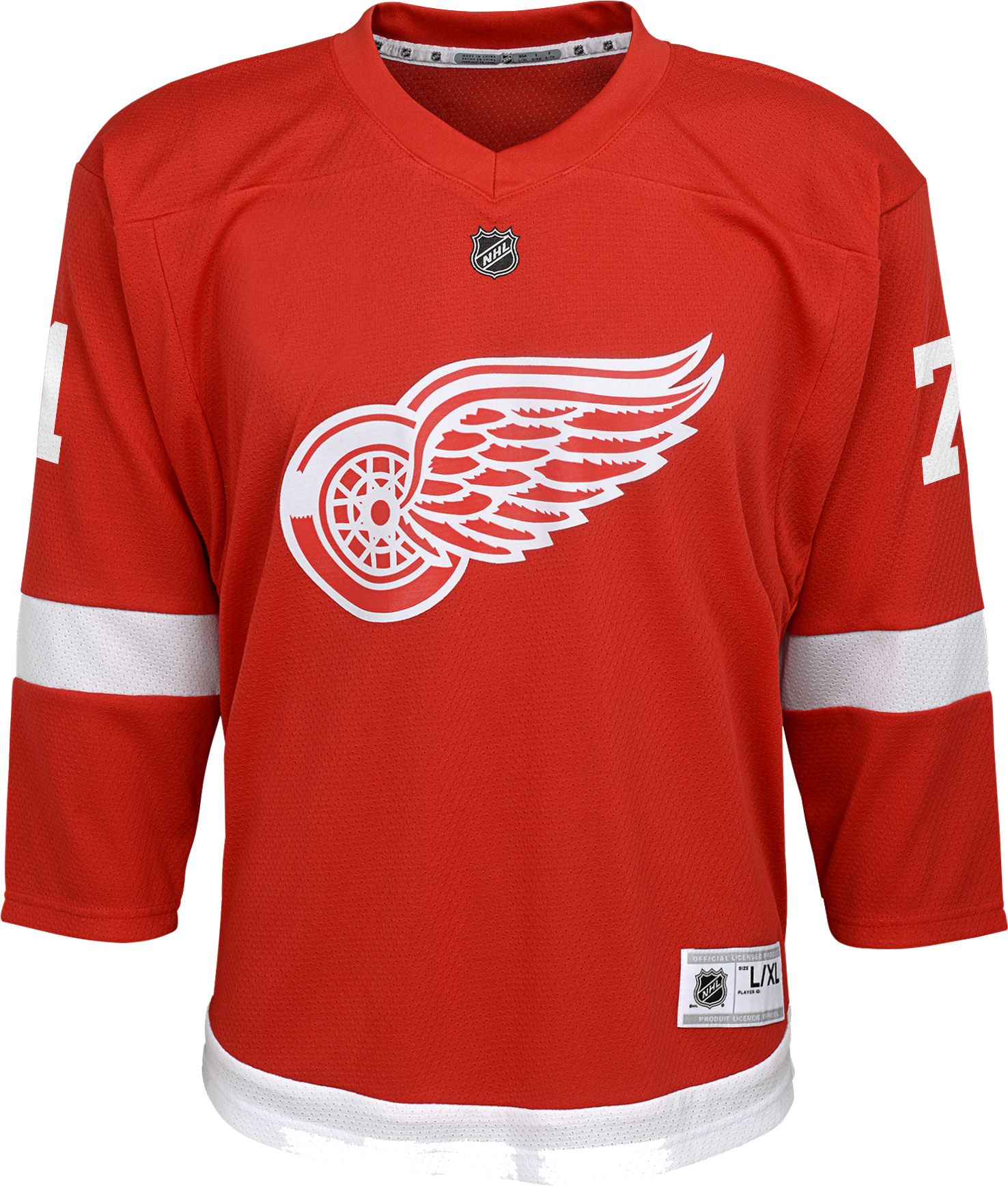 NHL Youth Detroit Red Wings Dylan Larkin #71 Replica Home Jersey product image