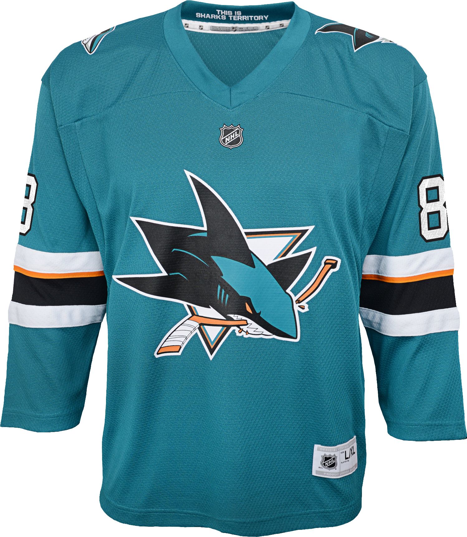 NHL Youth San Jose Sharks Brent Burns #88 Replica Home Jersey product image