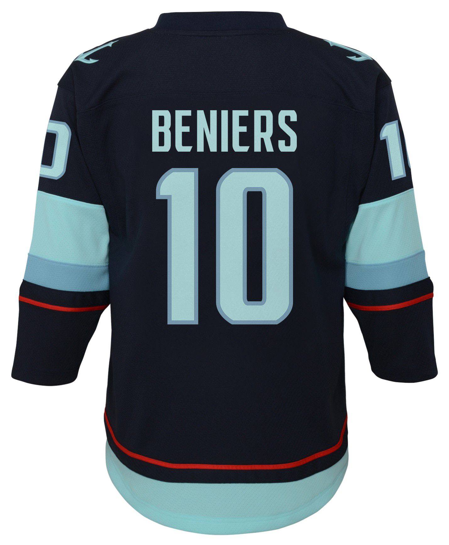 NHL Youth Seattle Kraken Matt Beniers #10 Navy Home Replica Jersey product image