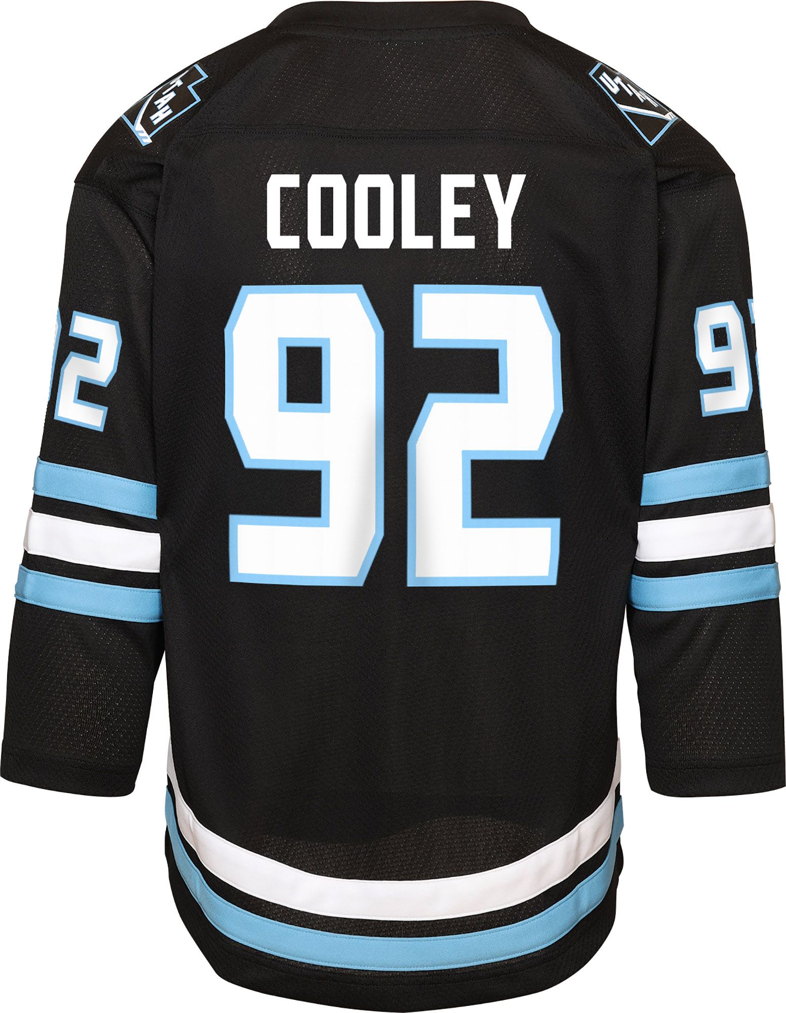 NHL Youth Utah Mammoth Logan Cooley #92 Home Black Replica Jersey product image