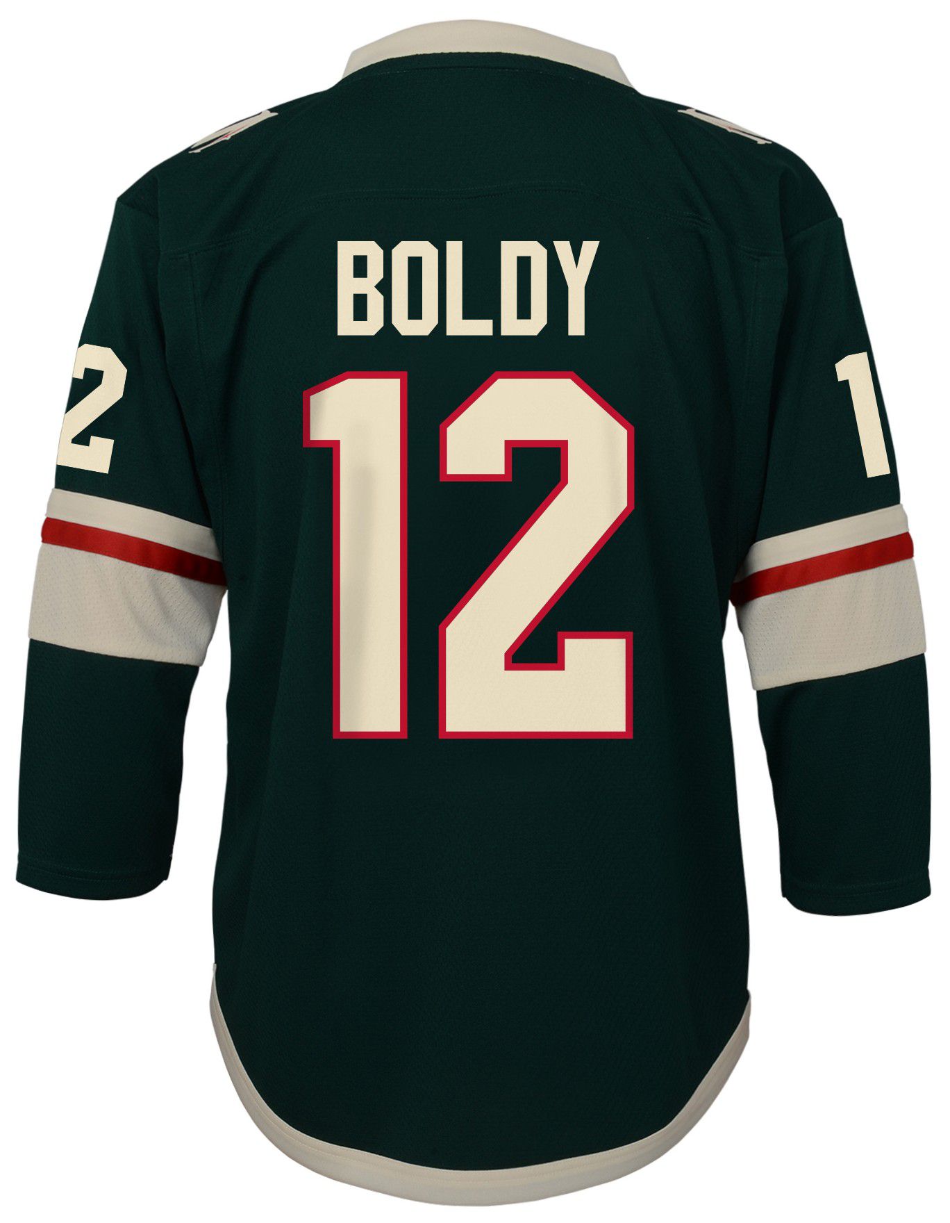 NHL Boys' Minnesota Wild Matt Boldy #12 Green Home Replica Jersey product image