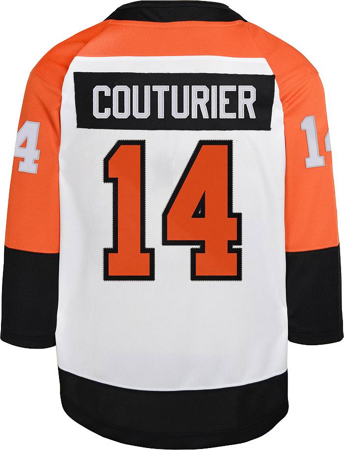 Outerstuff NHL Youth Philadelphia Flyers Sean Couturier #14 Premier Alternate Jersey, Boys', Small/Medium, White