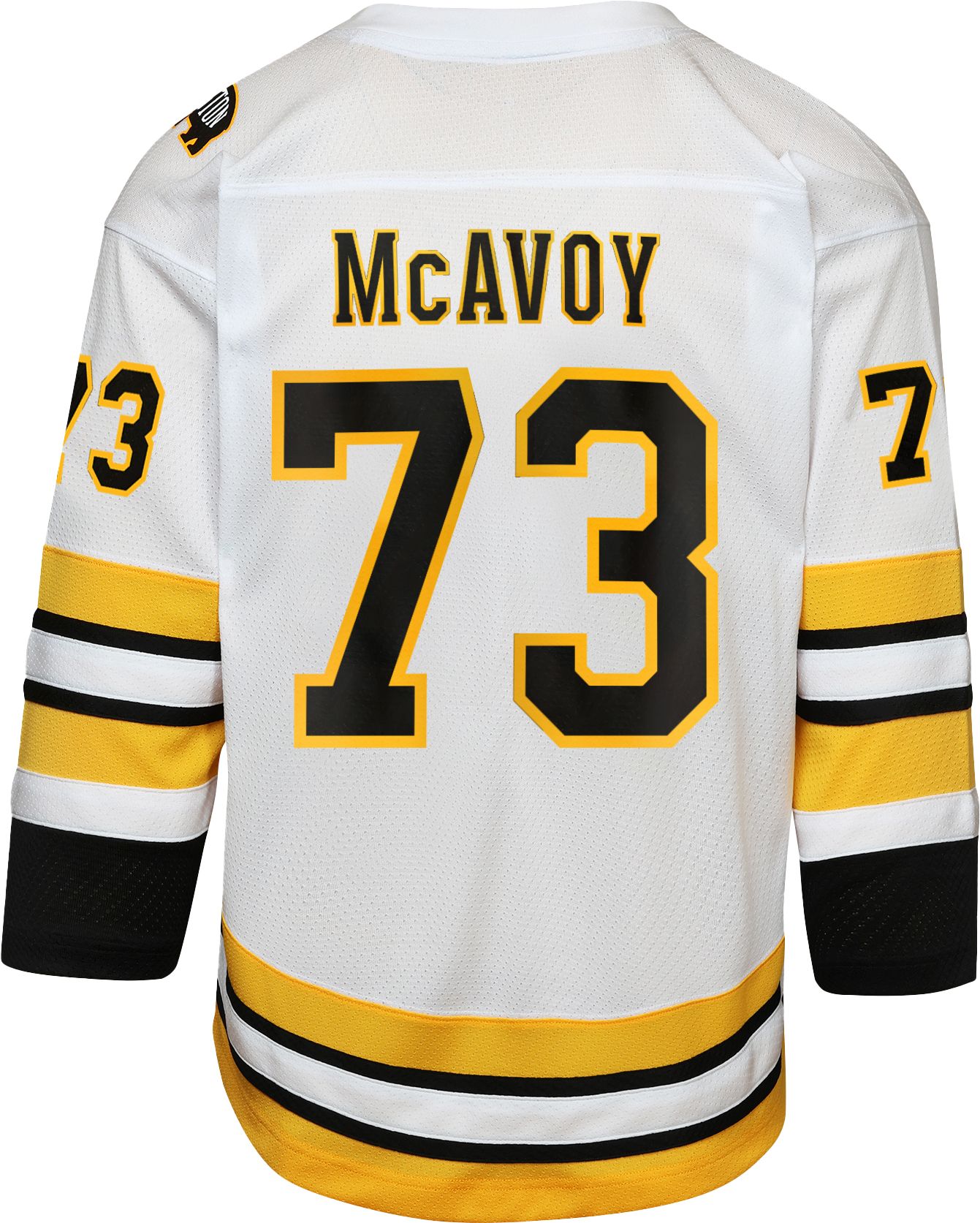 NHL Youth Boston Bruins Charlie McAvoy #73 White Away Replica Jersey product image