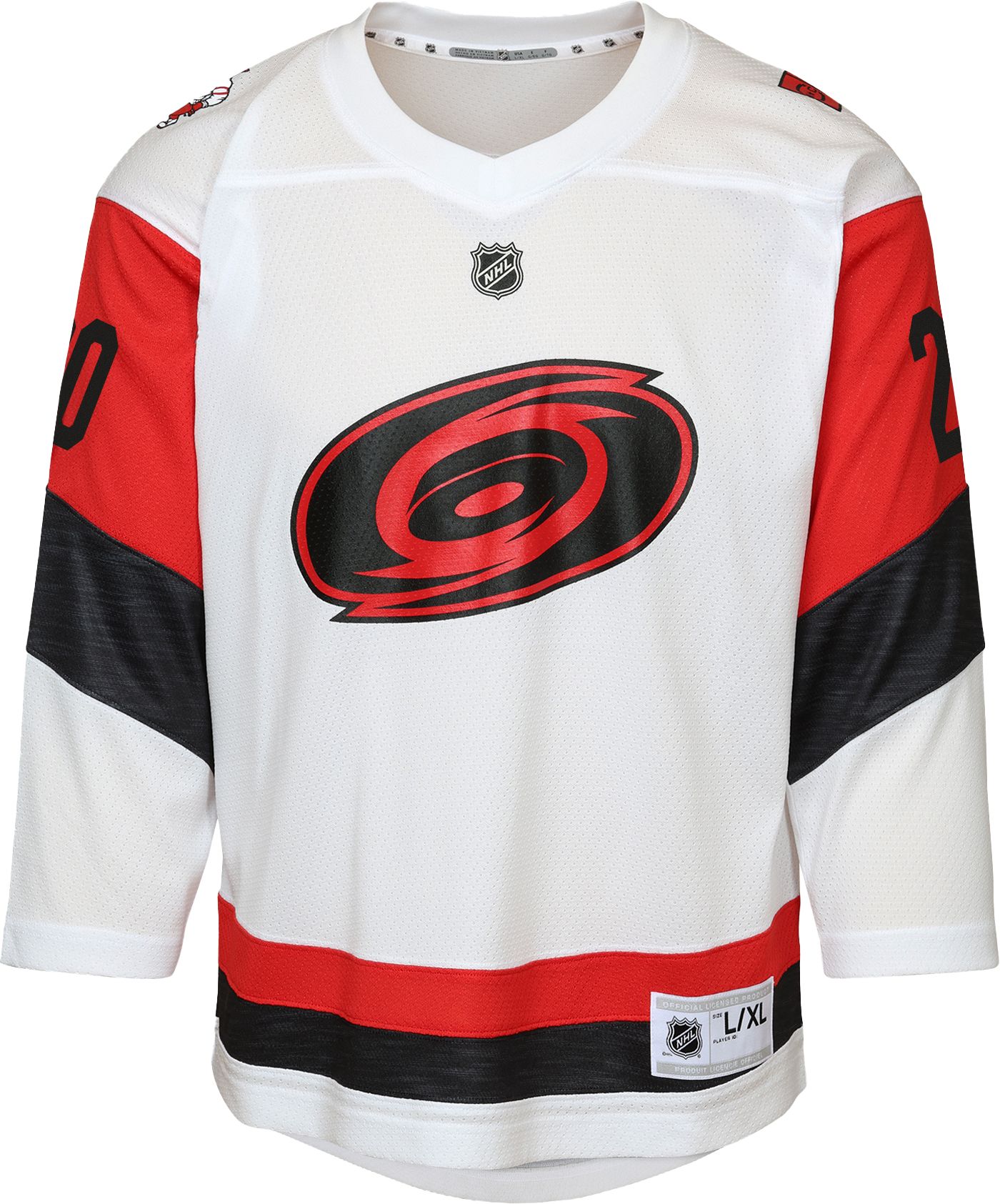 NHL Youth Carolina Hurricanes Sebastian Aho #20 White Away Replica Jersey product image