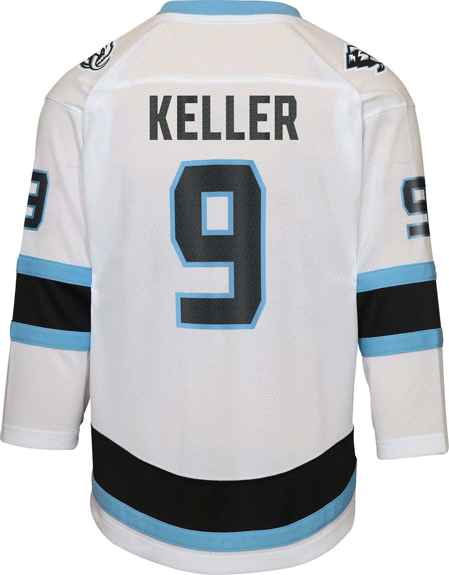 NHL Youth Utah Mammoth Clayton Keller #9 White Away Replica Jersey product image