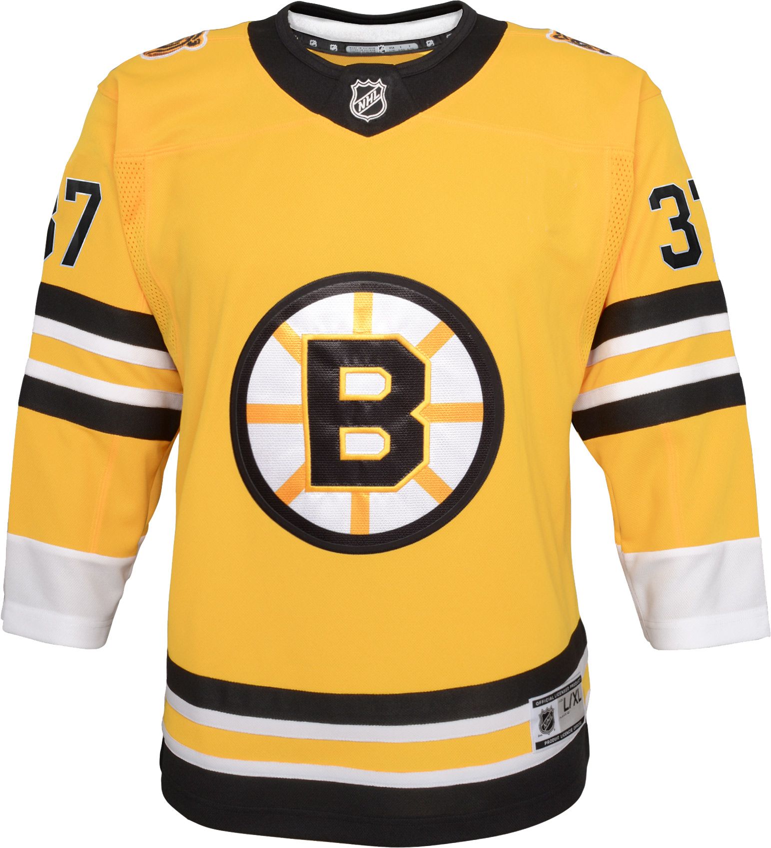 NHL Youth Boston Bruins Patrice Bergeron #37 Special Edition Premier Gold Jersey product image