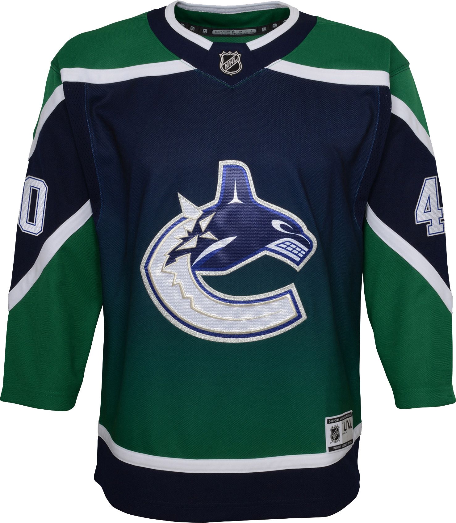NHL Youth Vancouver Canucks Elias Pettersson #40 Special Edition Premier Blue Jersey product image