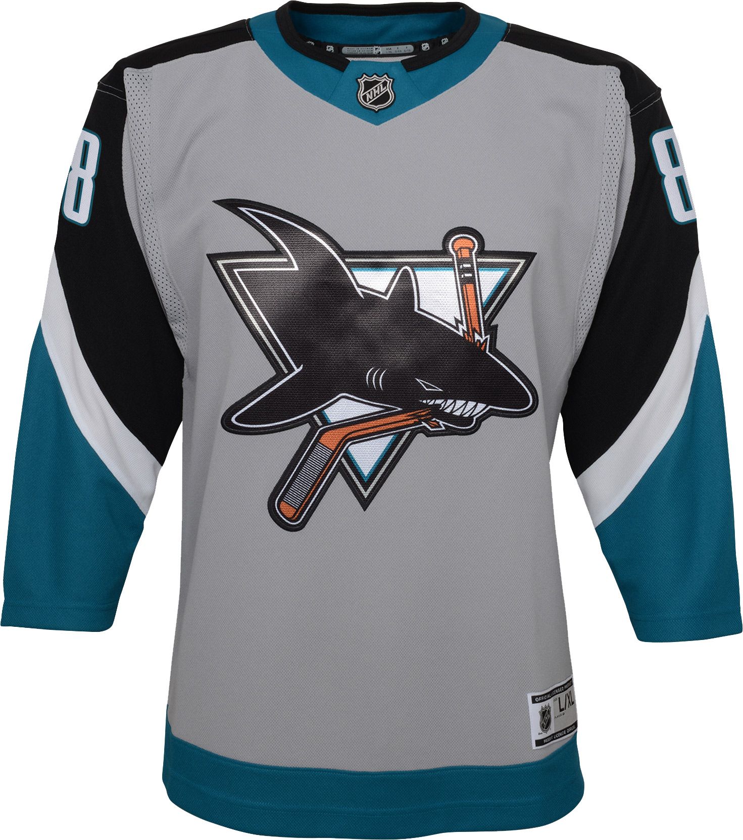 NHL Youth San Jose Sharks Brent Burns #88 Special Edition Grey Jersey product image