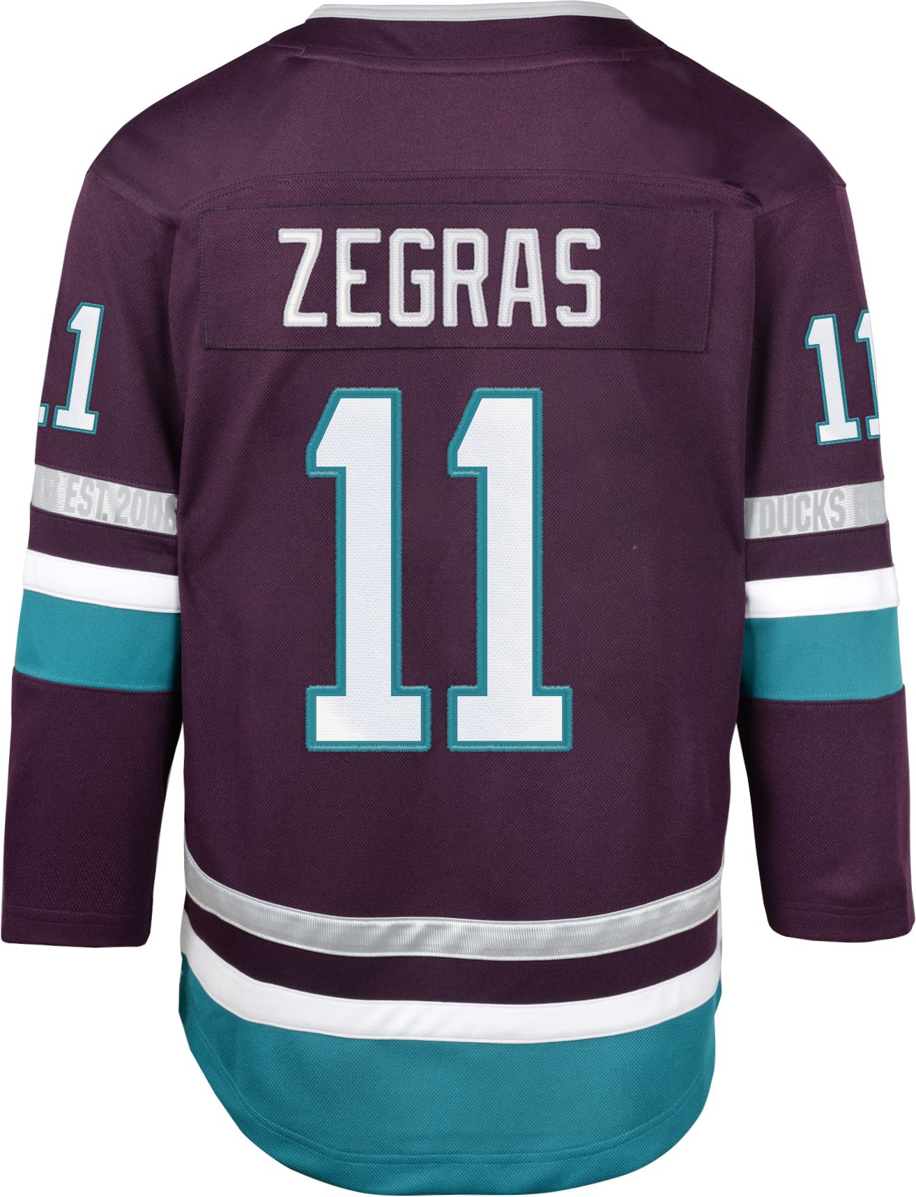 NHL Youth Anaheim Ducks Trevor Zegras #11 Premier Alternate Jersey